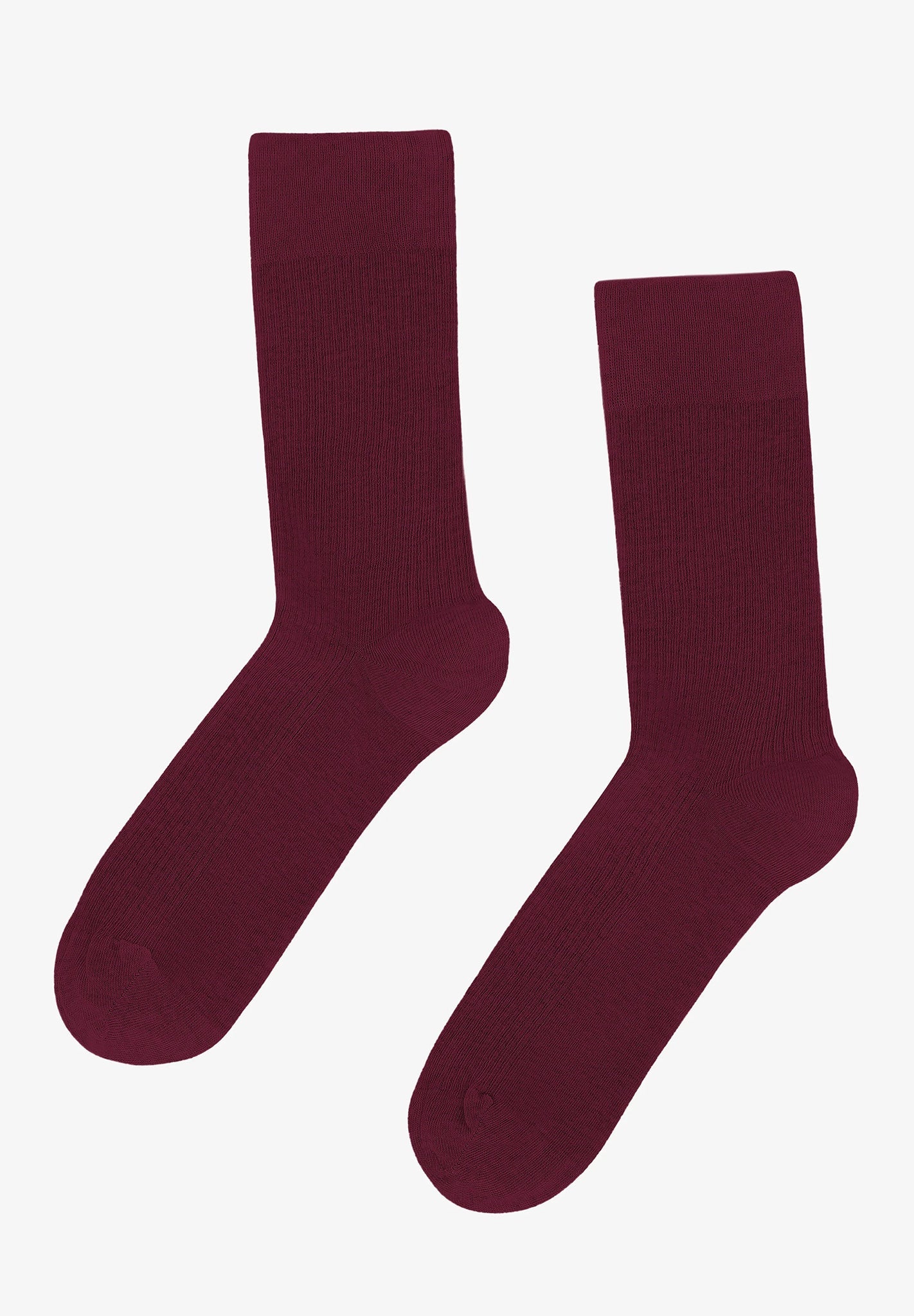COLORFUL STANDARD - Classic Organic Sock - Oxblood Red - BACKYARD