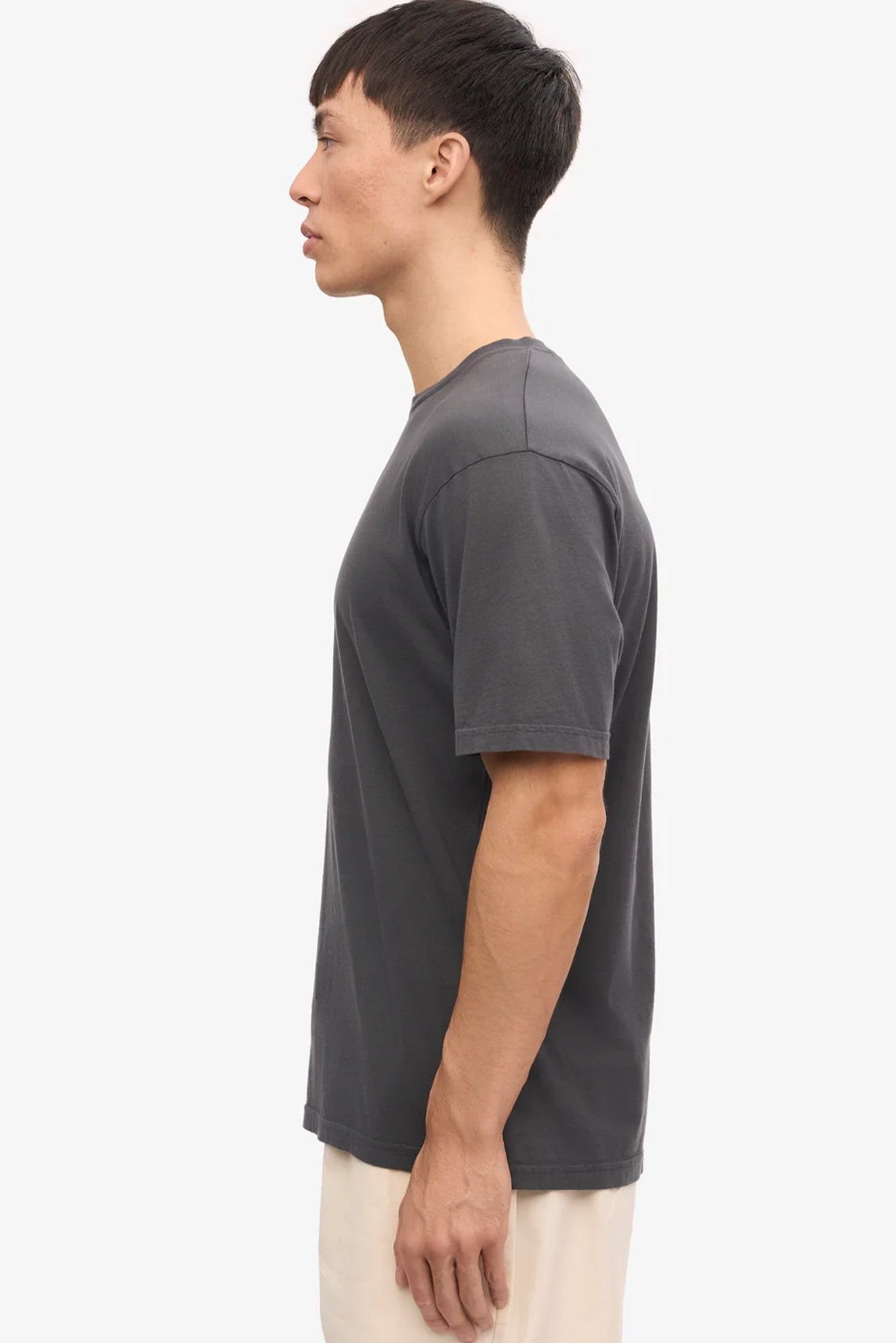 COLORFUL STANDARD - Classic Organic Tee - Lava Grey - BACKYARD