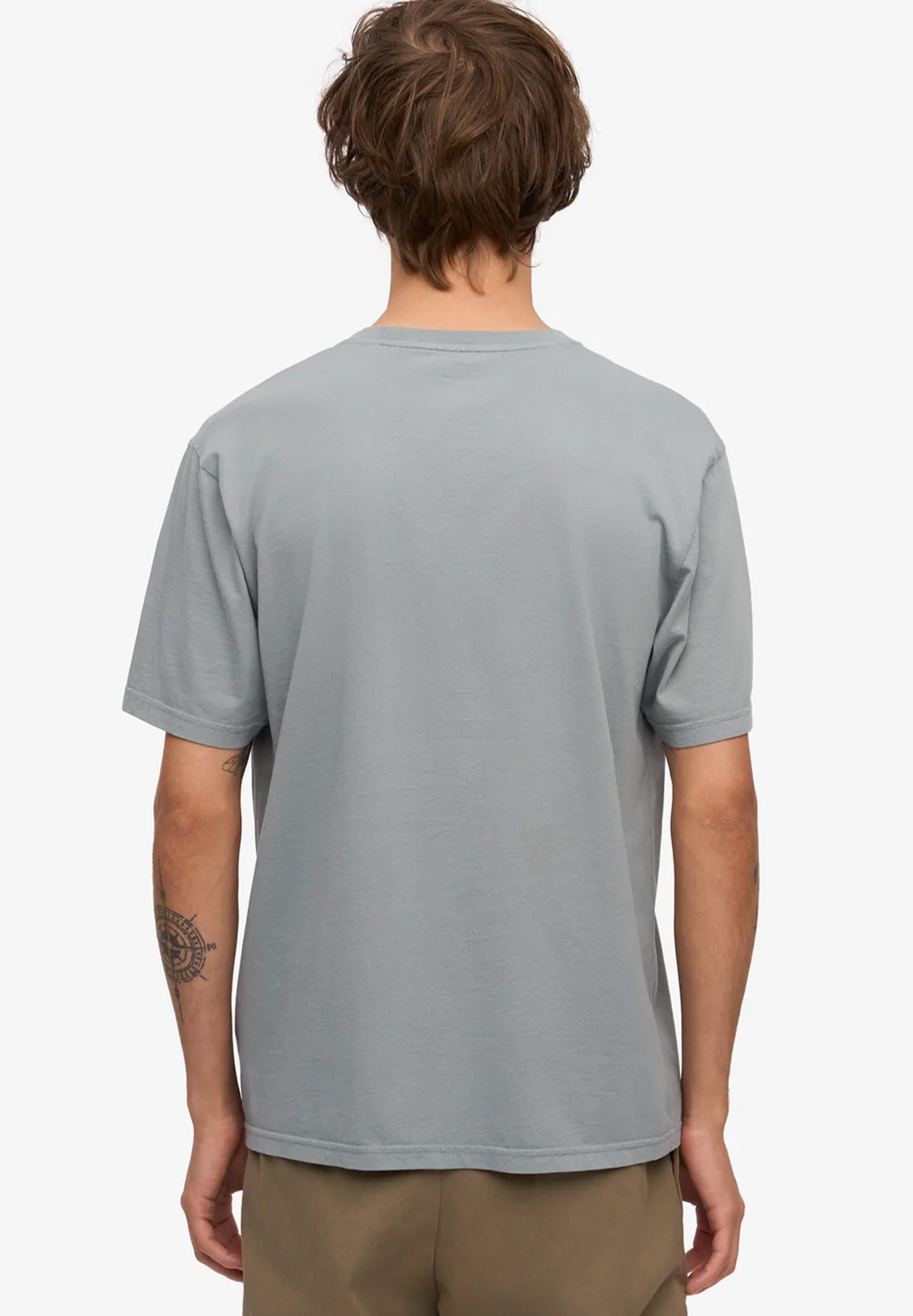 COLORFUL STANDARD - Classic Organic Tee - Steel Blue - BACKYARD