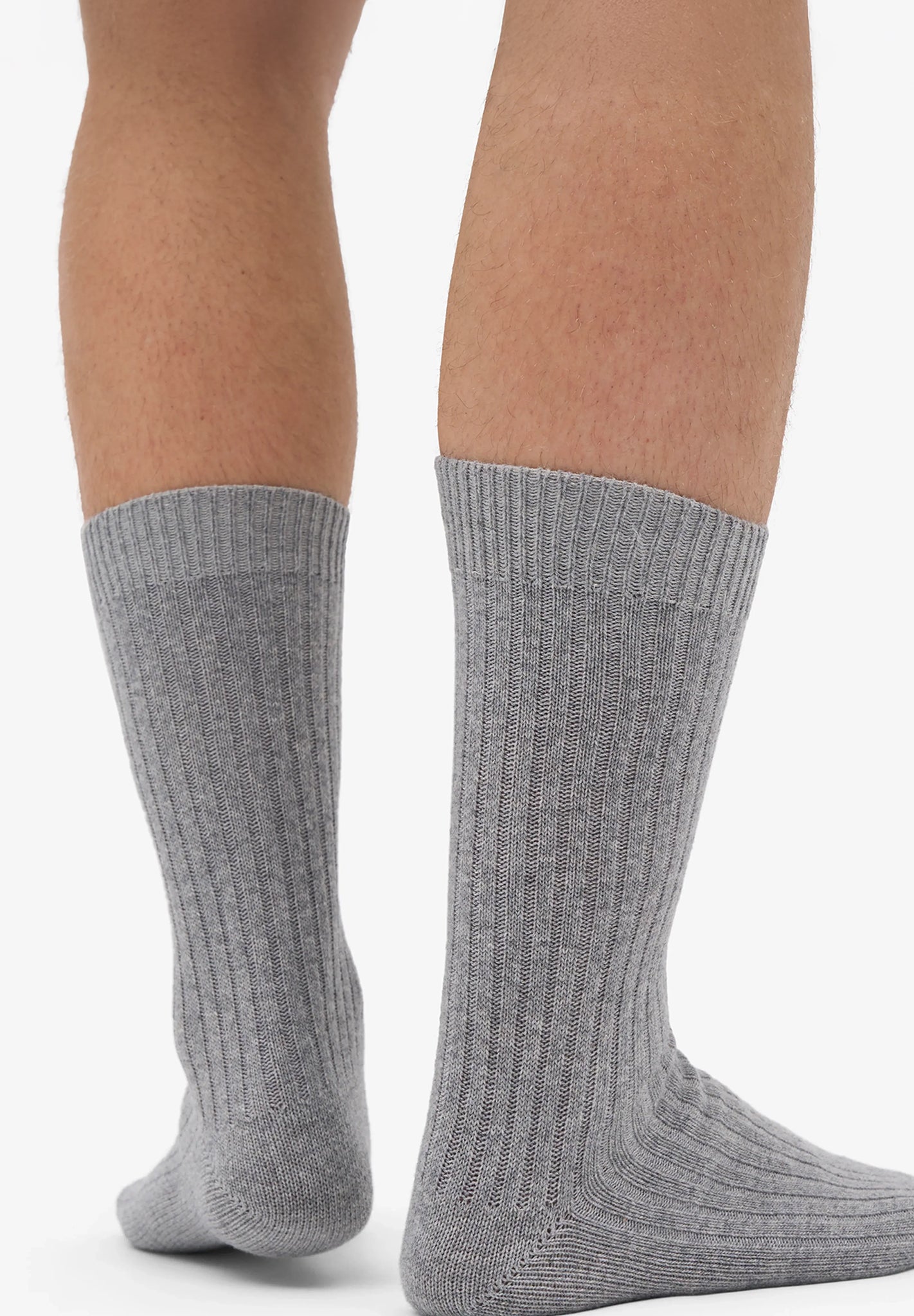 COLORFUL STANDARD - Merino Wool Blend Sock - Heather Grey - BACKYARD