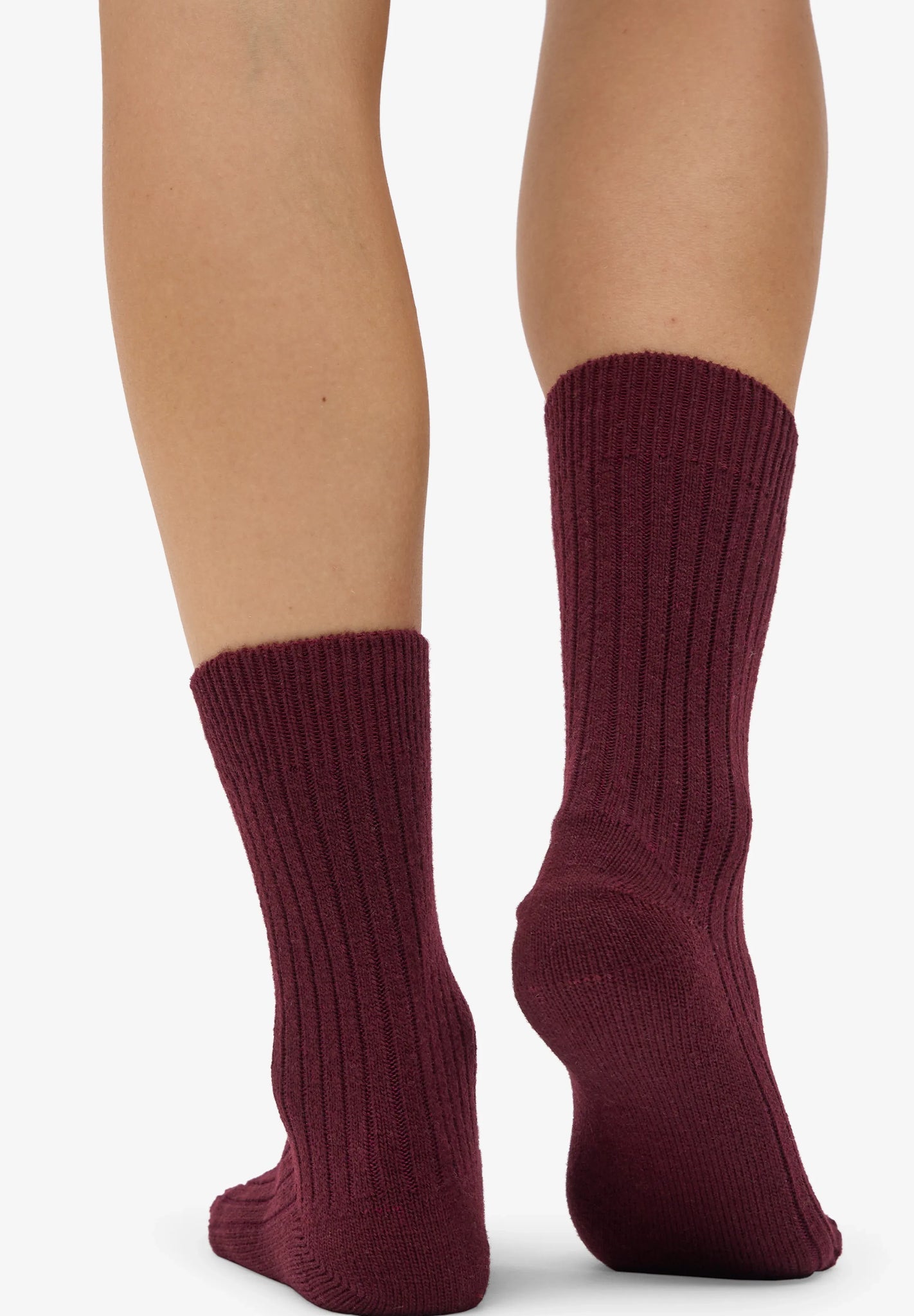 COLORFUL STANDARD - Merino Wool Blend Sock - Oxblood Red - BACKYARD