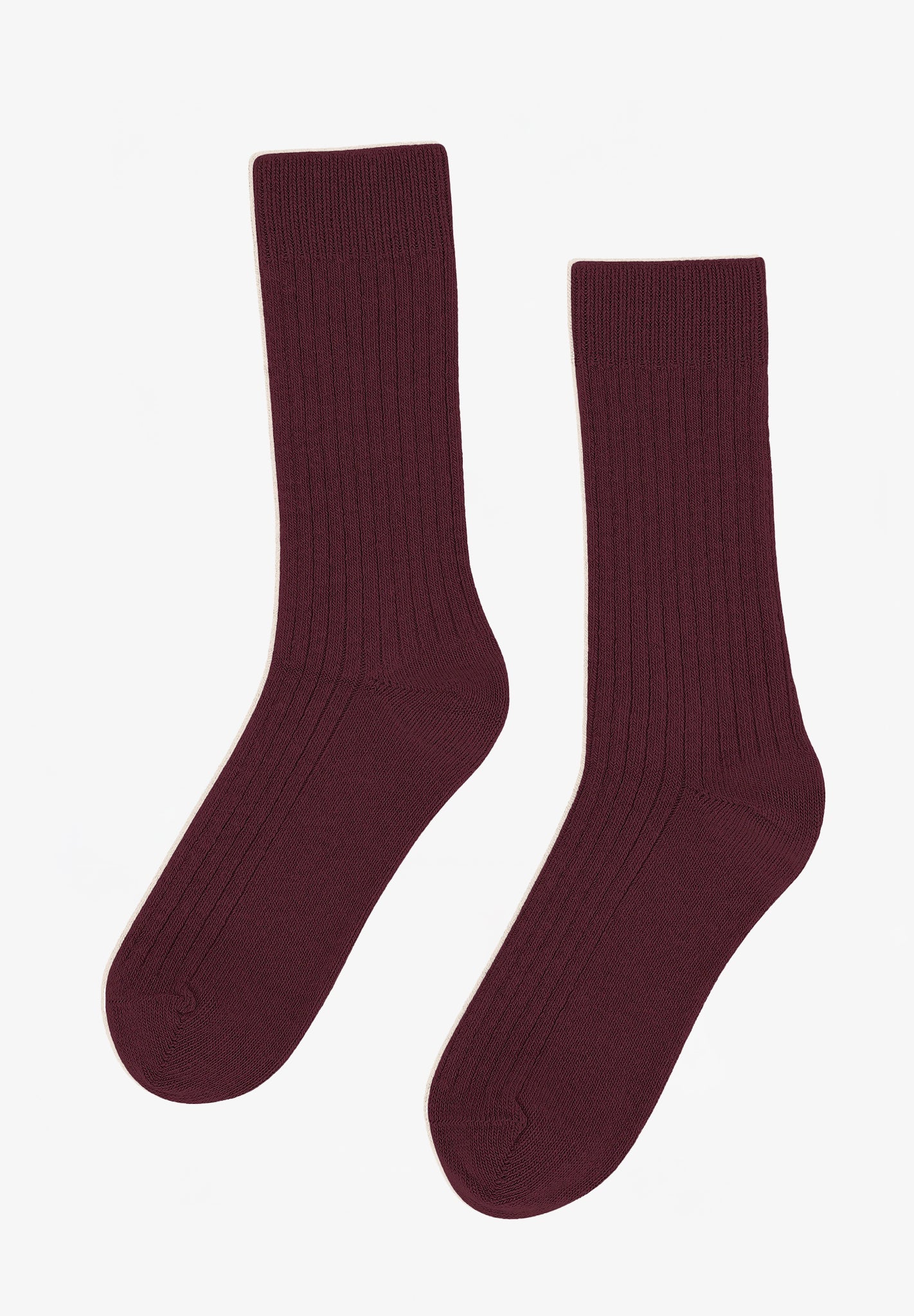 COLORFUL STANDARD - Merino Wool Blend Sock - Oxblood Red - BACKYARD