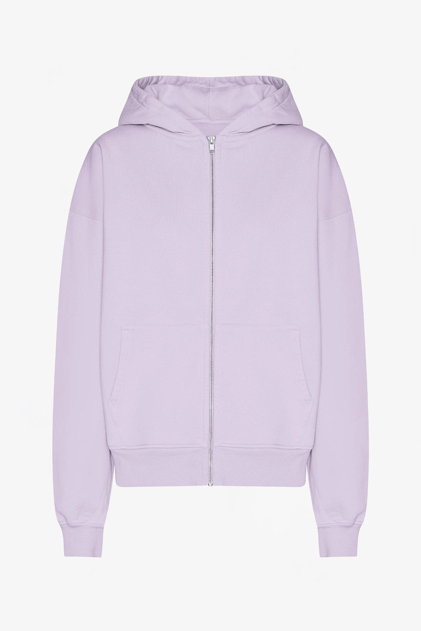 COLORFUL STANDARD - Organic Oversized Zip Hood - Soft Lavender - BACKYARD
