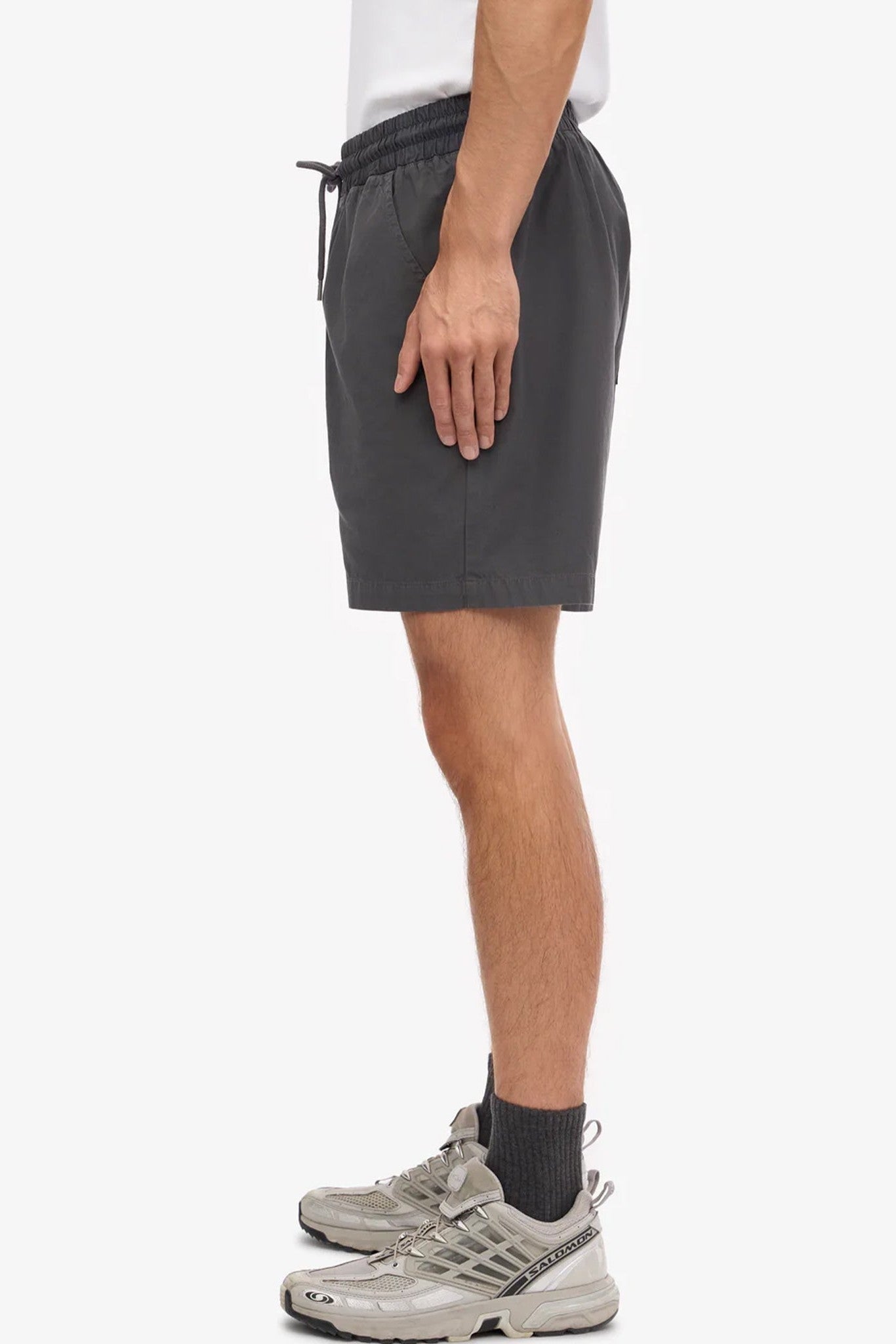 COLORFUL STANDARD - Organic Twill Shorts - Lava Grey - BACKYARD