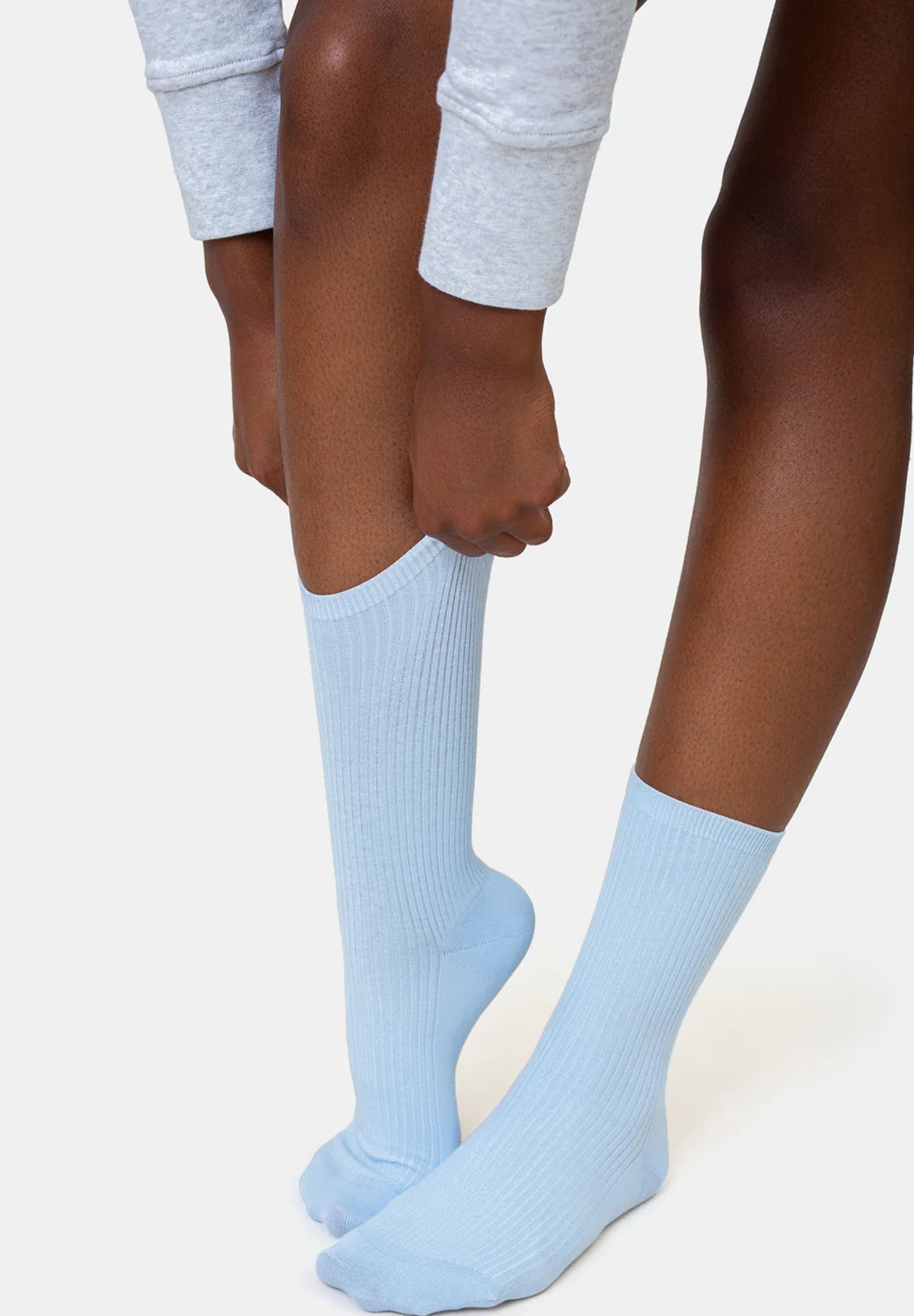 COLORFUL STANDARD - Women Classic Organic Sock - Polar Blue - BACKYARD