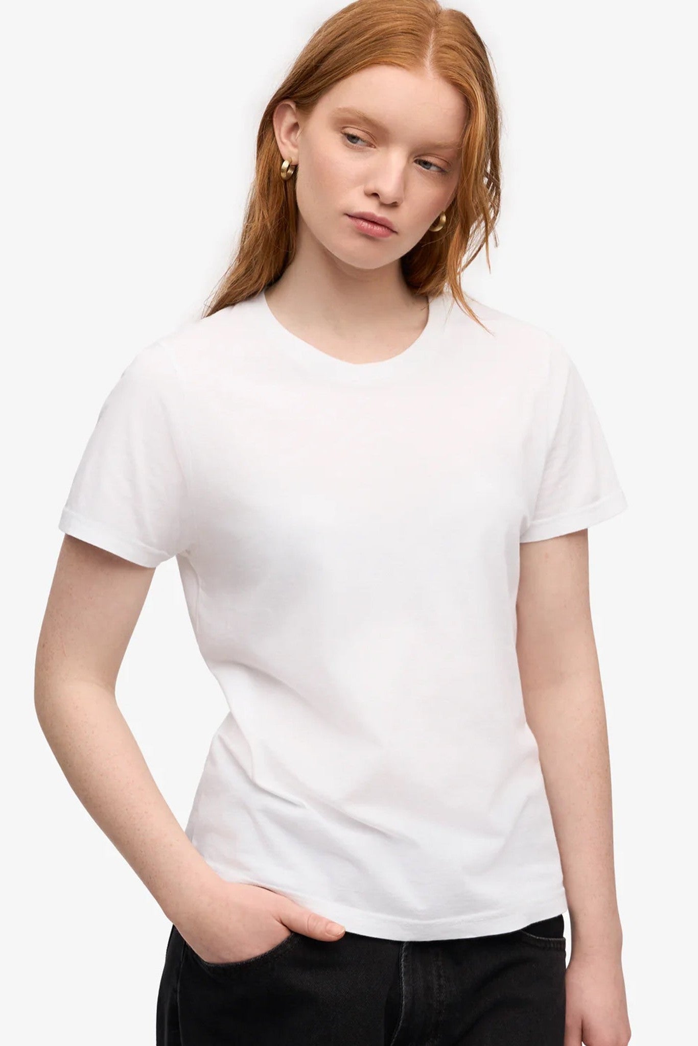 COLORFUL STANDARD - Women Light Organic Tee - Optical White - BACKYARD