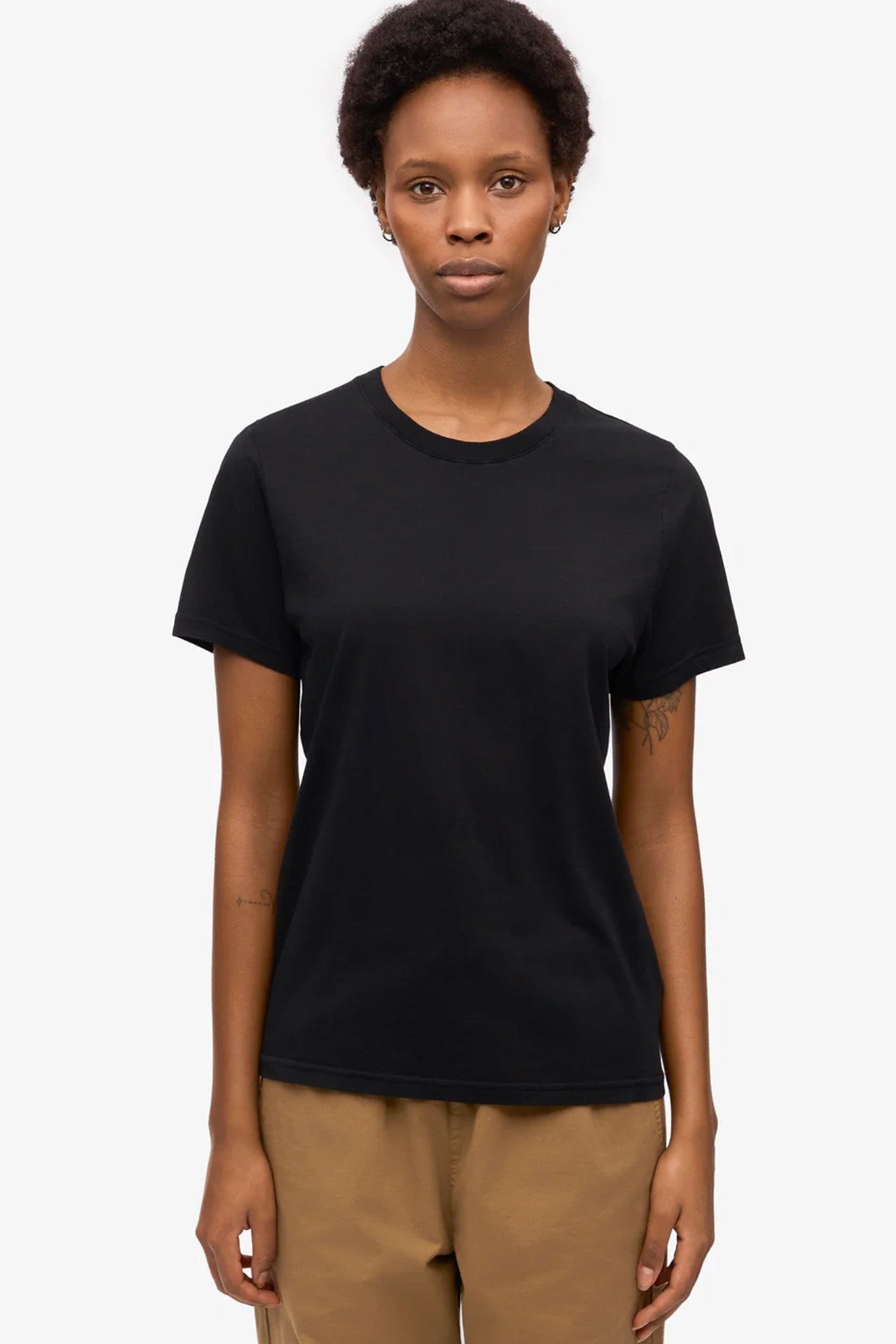 COLORFUL STANDARD - Women Light Organic Tee - Deep Black - BACKYARD