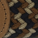 FAGUO - Belt Syn Woven - Navy 21 - BACKYARD