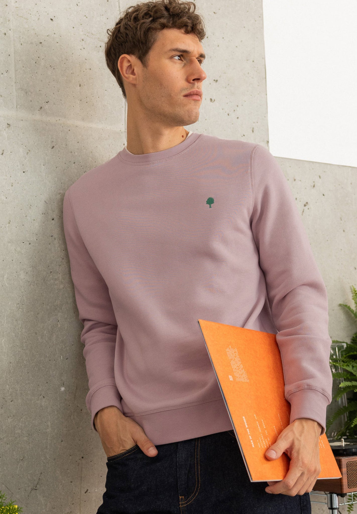 FAGUO - Donzy Sweat Knit - Greyish Parme - BACKYARD