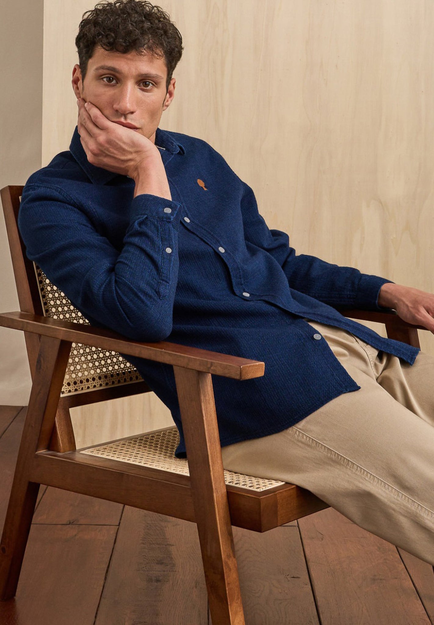 FAGUO - Iraty Shirt Woven - Raw Denim - BACKYARD