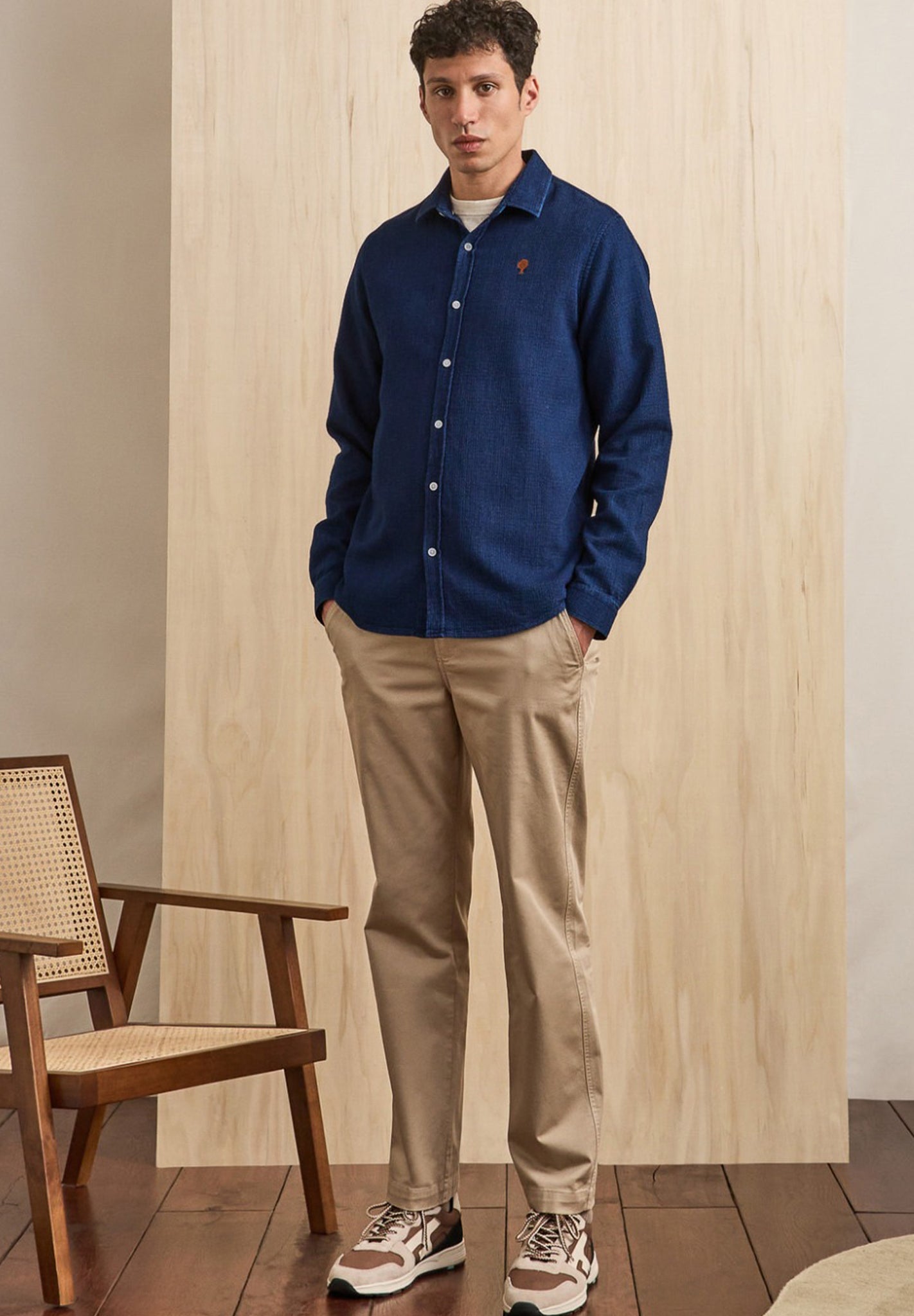 FAGUO - Iraty Shirt Woven - Raw Denim - BACKYARD