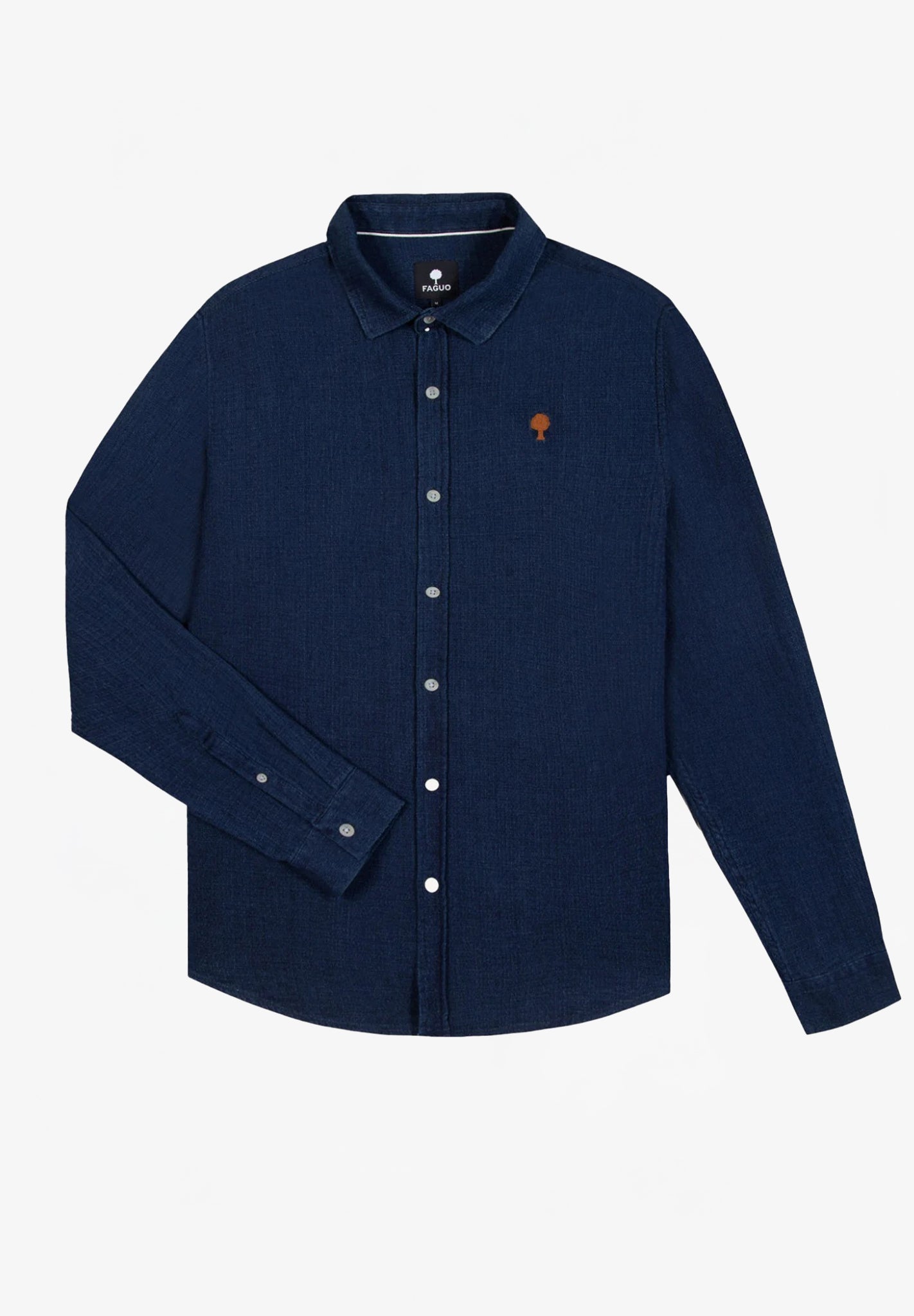 FAGUO - Iraty Shirt Woven - Raw Denim - BACKYARD