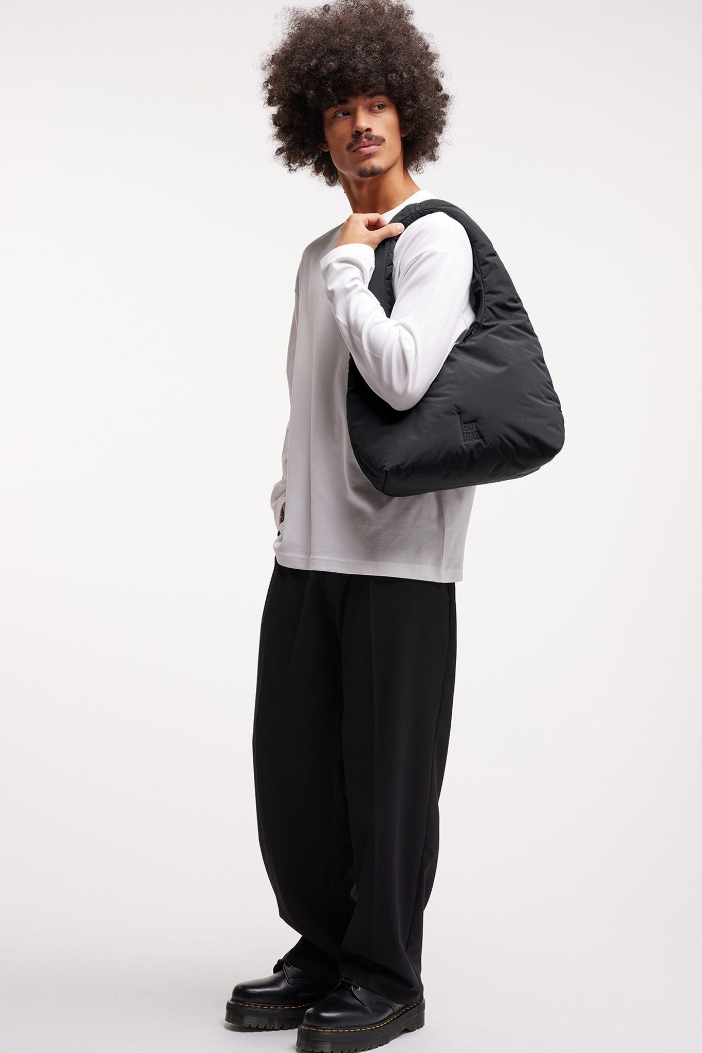 GOT BAG - Cloud Shoulder Bag - Black Monochrome - BACKYARD