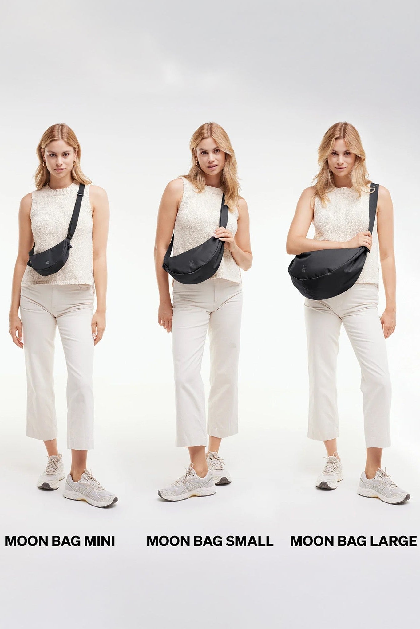 GOT BAG - Moon Bag Small - Black - BACKYARD