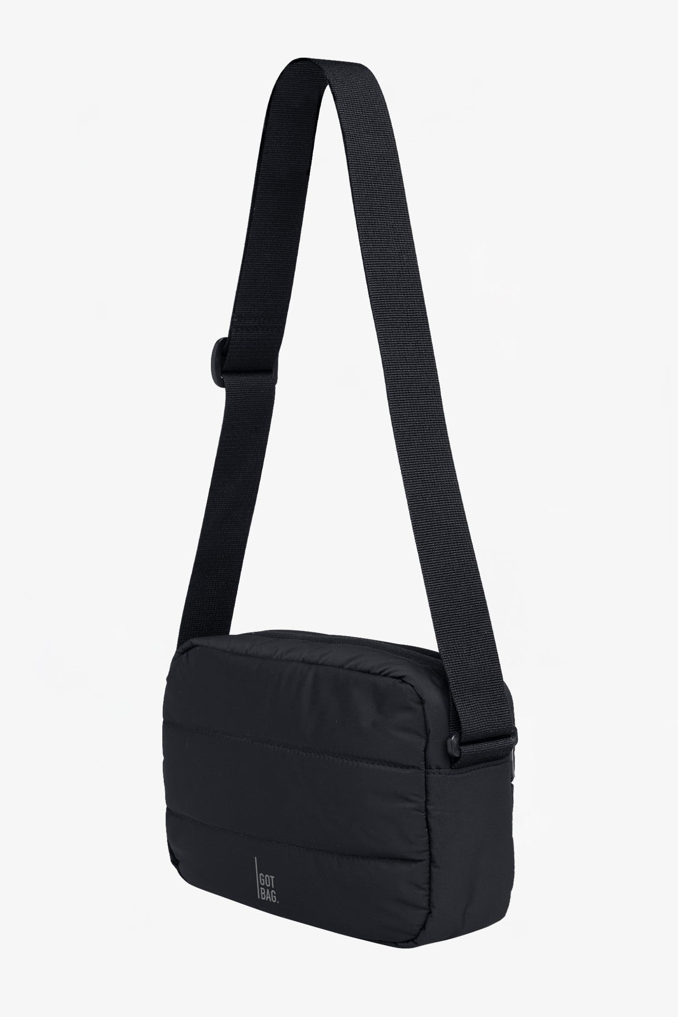 GOT BAG - Puffer Crossbody Bag - Black Monochrome - BACKYARD