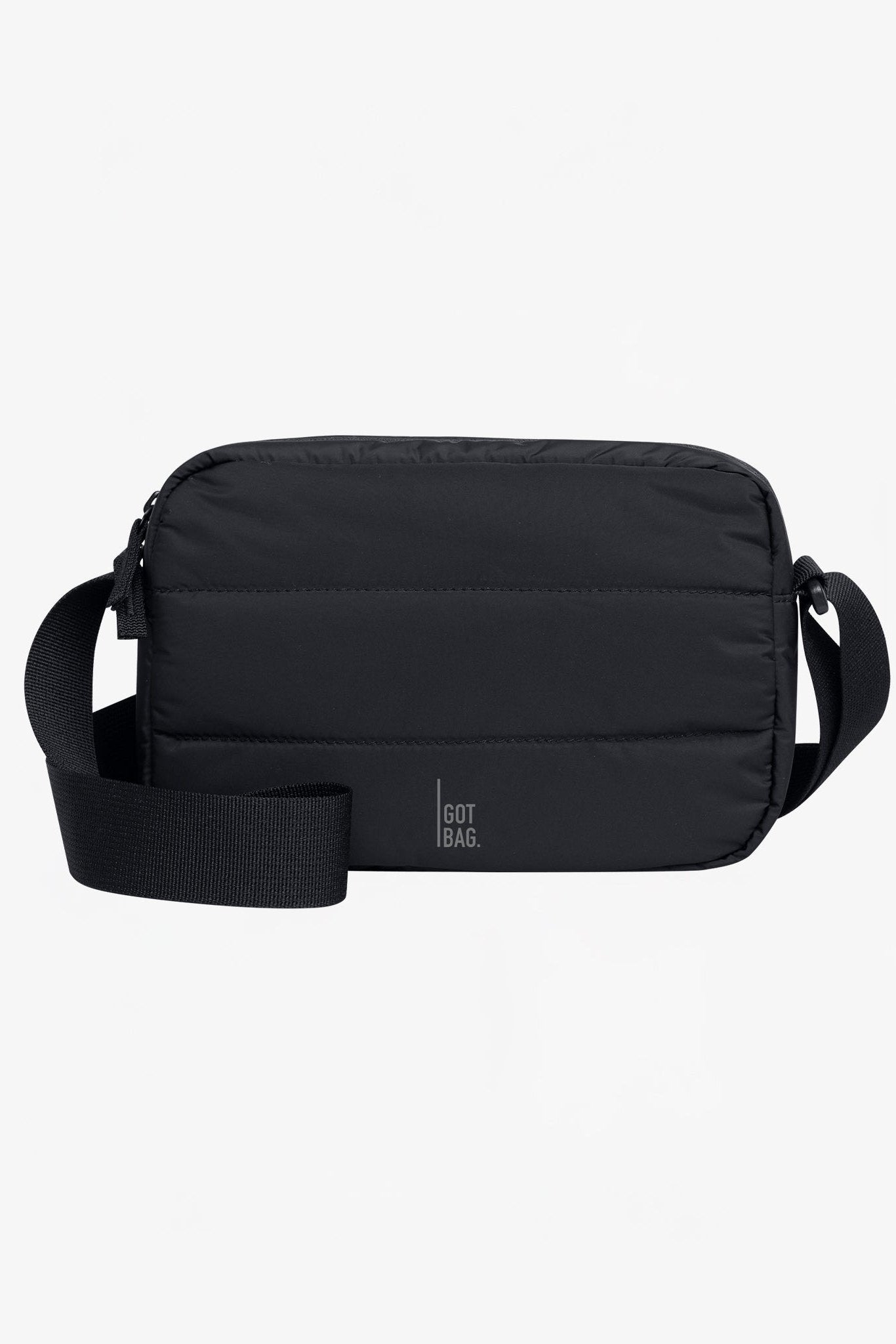 GOT BAG - Puffer Crossbody Bag - Black Monochrome - BACKYARD