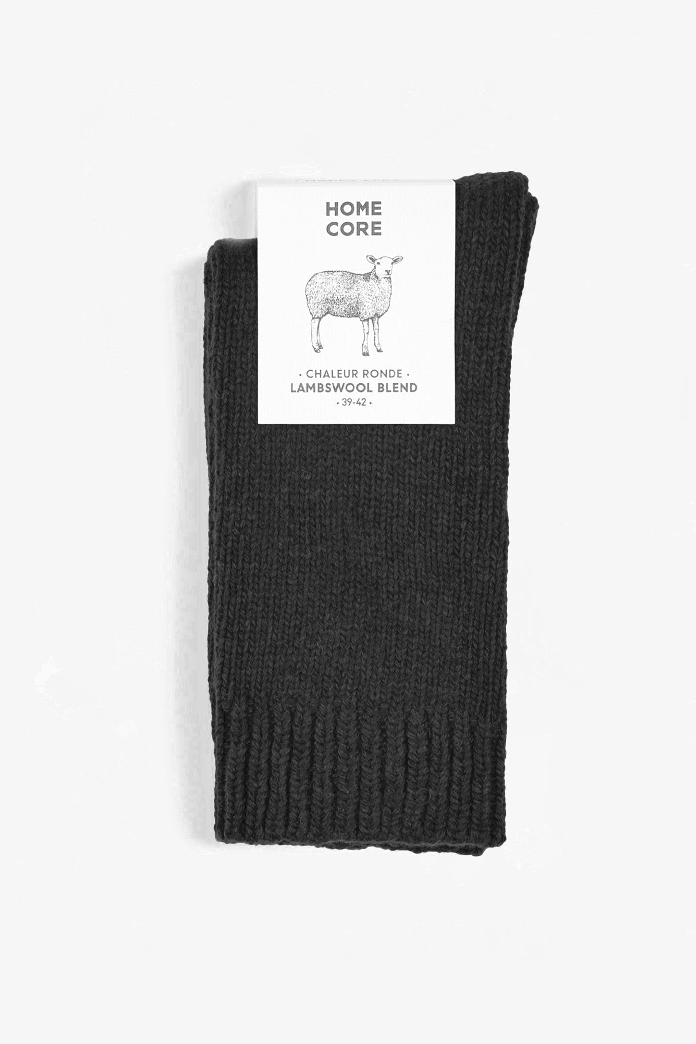 HOMECORE - Wool Socks Rustic - Anthracite - BACKYARD