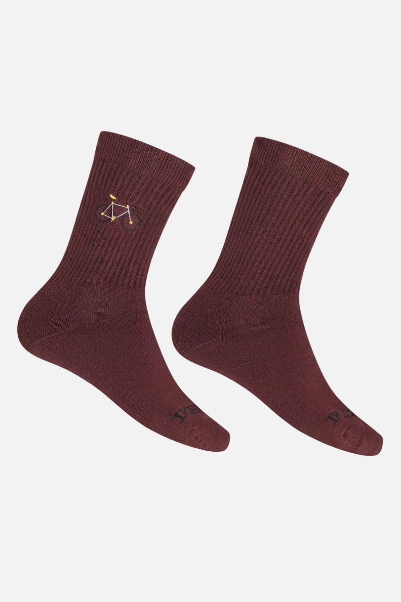 IRIEDAILY-Peaceride Sock-Aubergine-BACKYARD