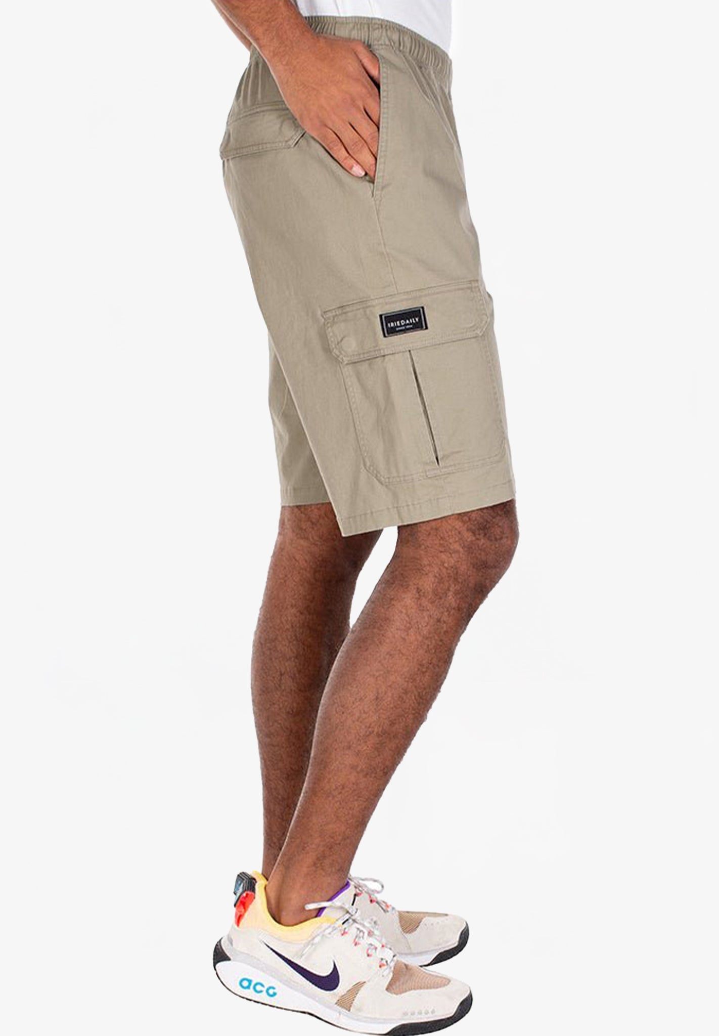 IRIEDAILY - Work N Roll Short - Light Olive - BACKYARD