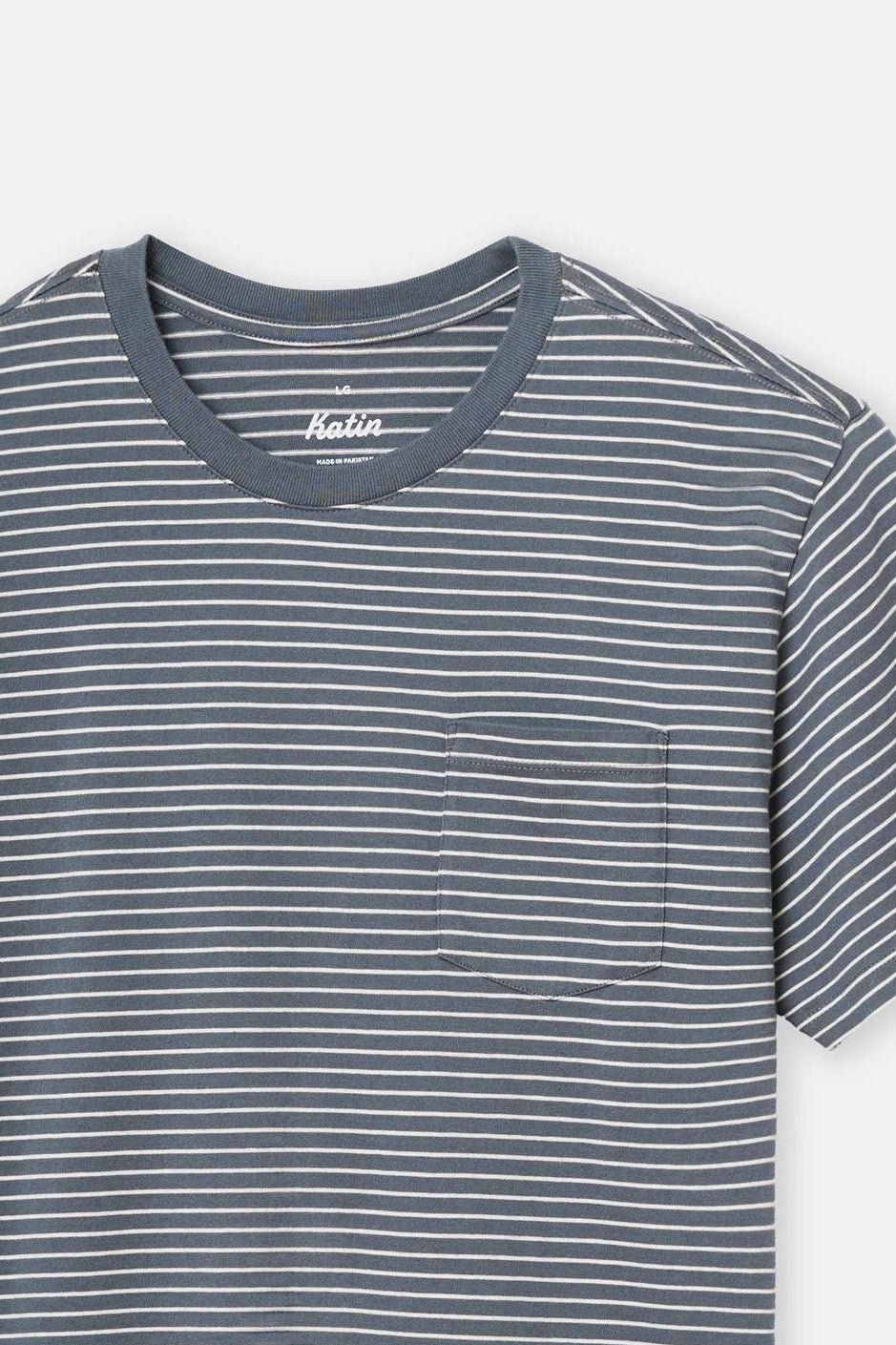KATIN - Finley Pocket Tee - Tempest Blue - BACKYARD