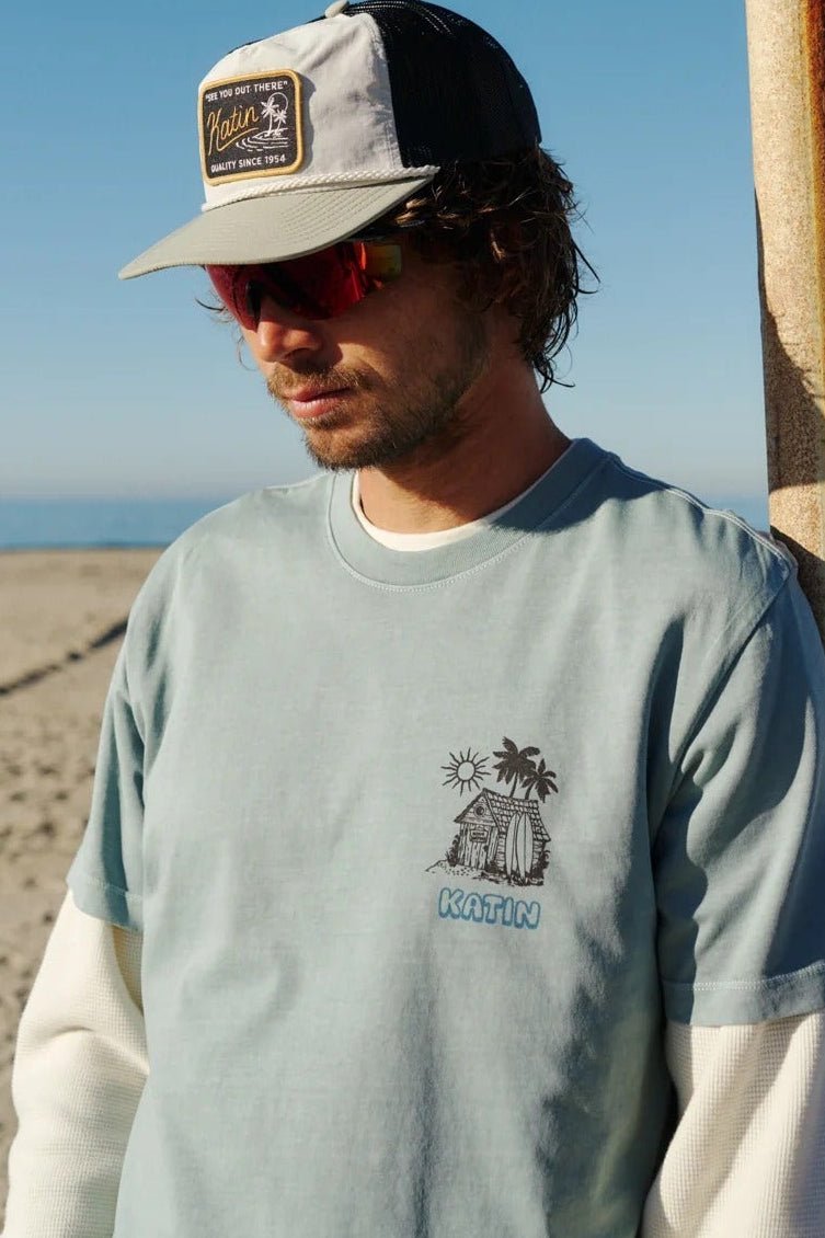 KATIN - Ripple Trucker Hat - Sea Gray - BACKYARD