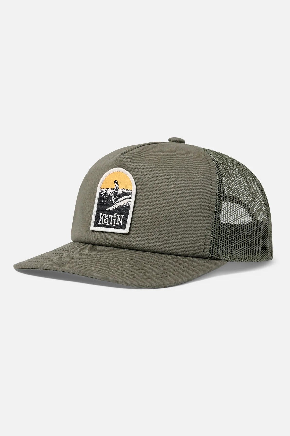 KATIN - Saxon Trucker Hat - Olive - BACKYARD