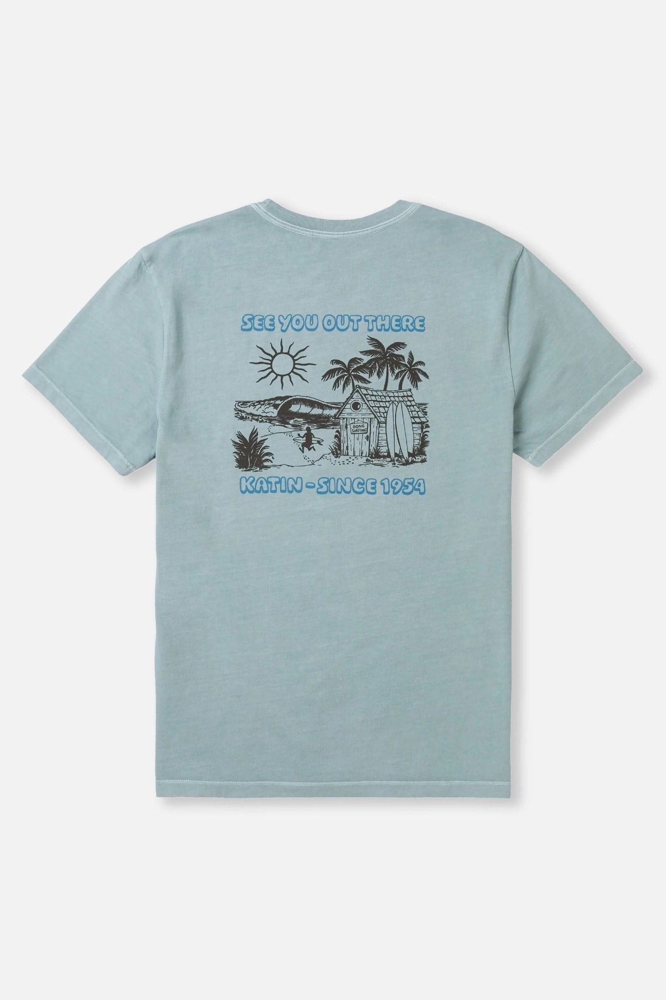 KATIN - Shacked Tee - Air Force Blue - BACKYARD