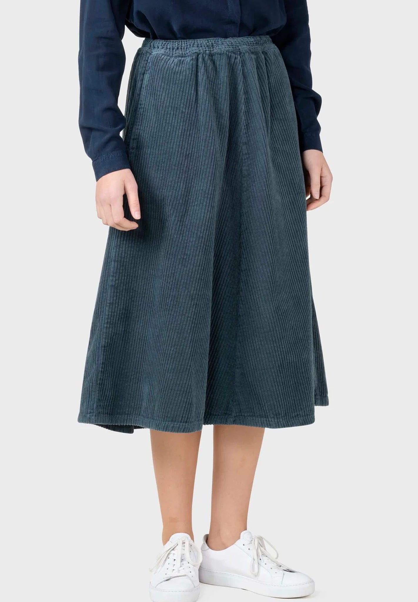 KLITMOLLER COLLECTIVE - Ramona Cord Skirt - Moss Green - BACKYARD