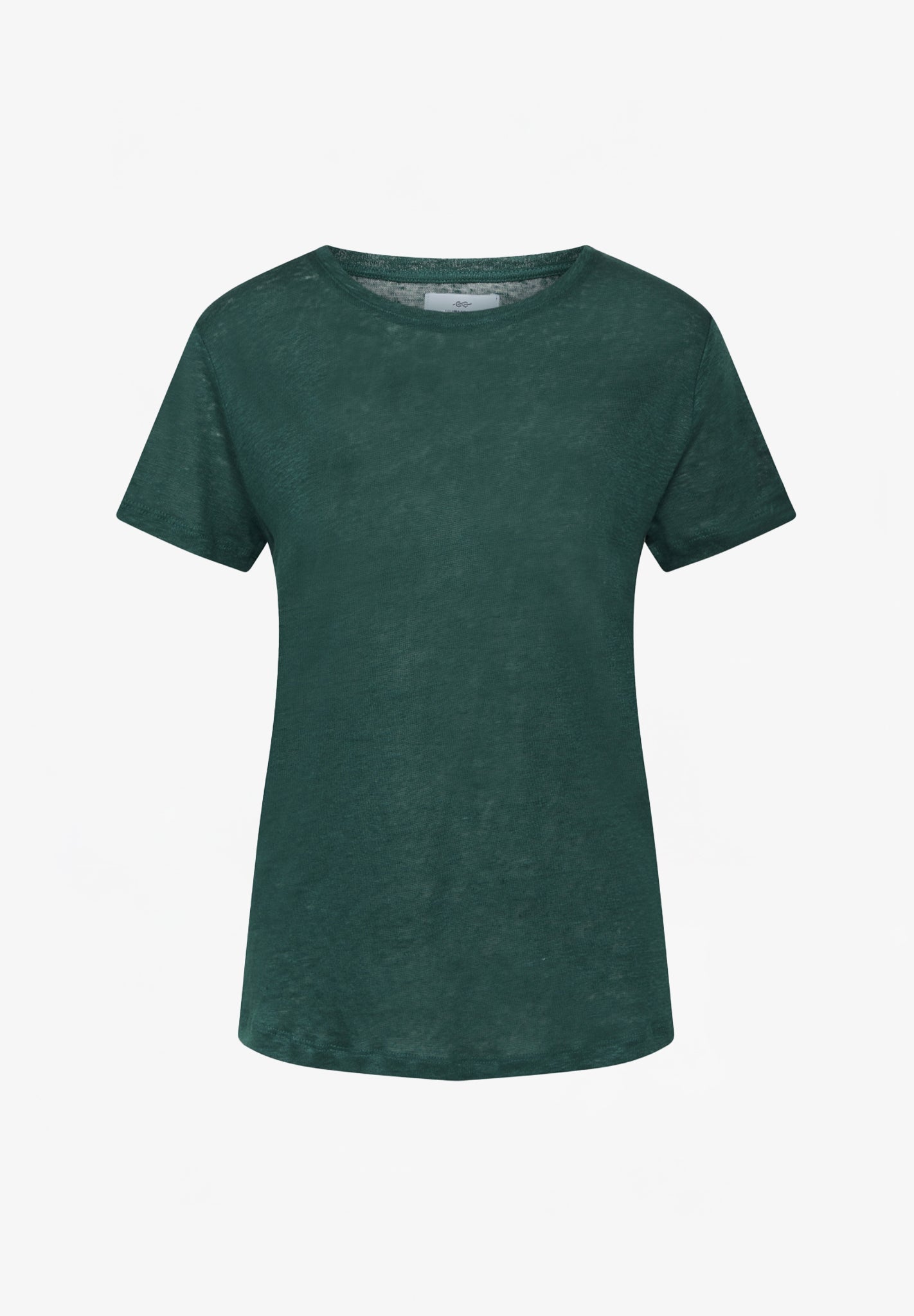 KLITMOLLER COLLECTIVE - Rikke Linen Tee - Moss Green - BACKYARD