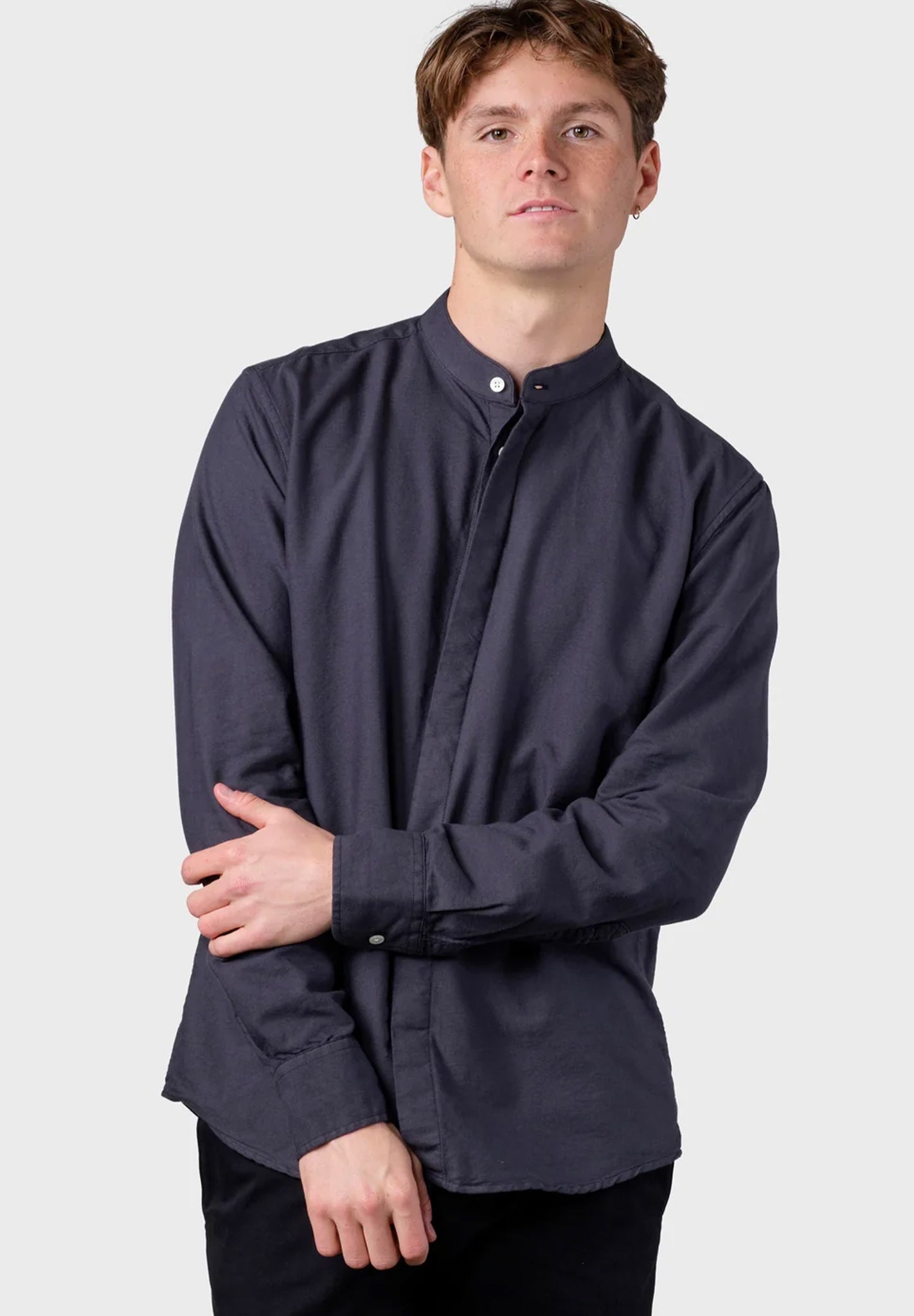 KLITMOLLER COLLECTIVE - Simon Shirt - Navy - BACKYARD