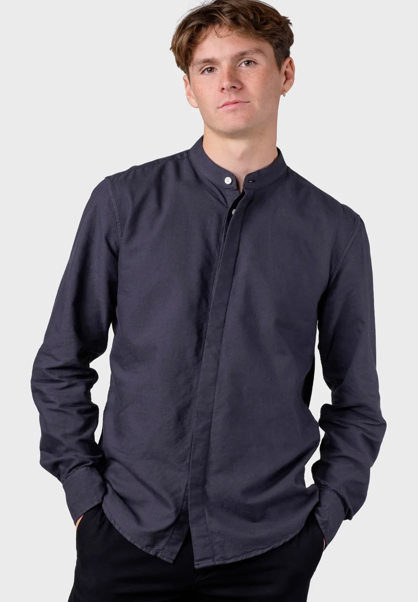 KLITMOLLER COLLECTIVE - Simon Shirt - Navy - BACKYARD