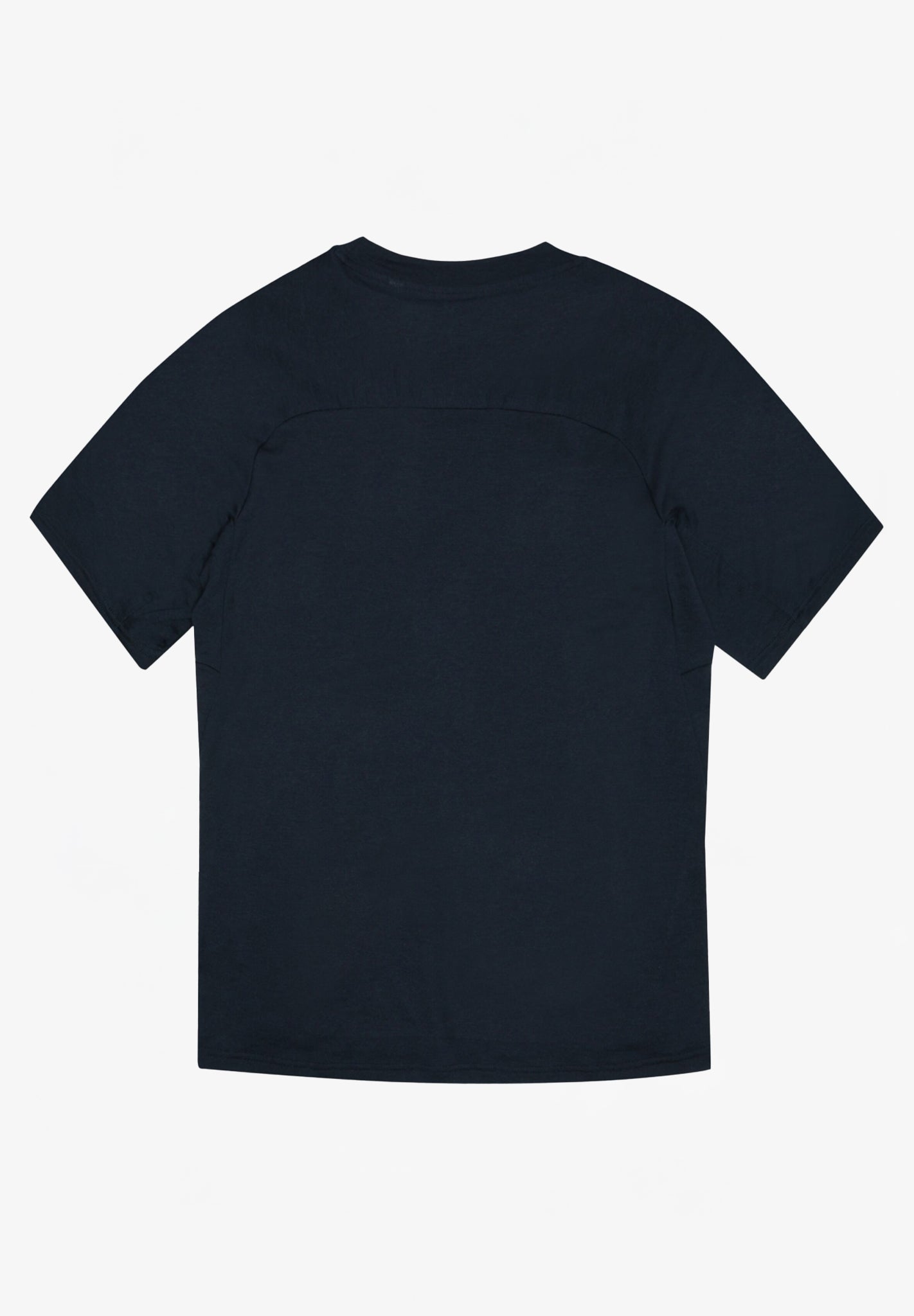 KNOWLEDGE COTTON - Dynamic Wool 175 Single Constructed T-Shirt - Black Jet - BACKYARD