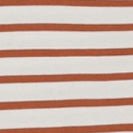KNOWLEDGE COTTON - Organic Cotton Striped T-Shirt - Red Stripe - BACKYARD
