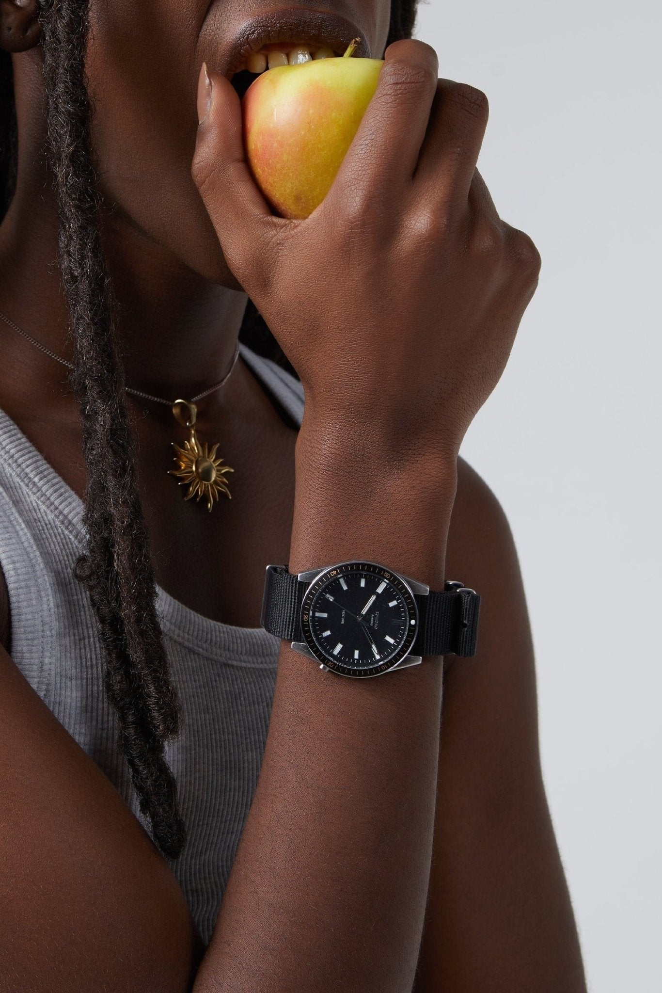 KOMONO-Ray Venture-Nato Silver Black-BACKYARD