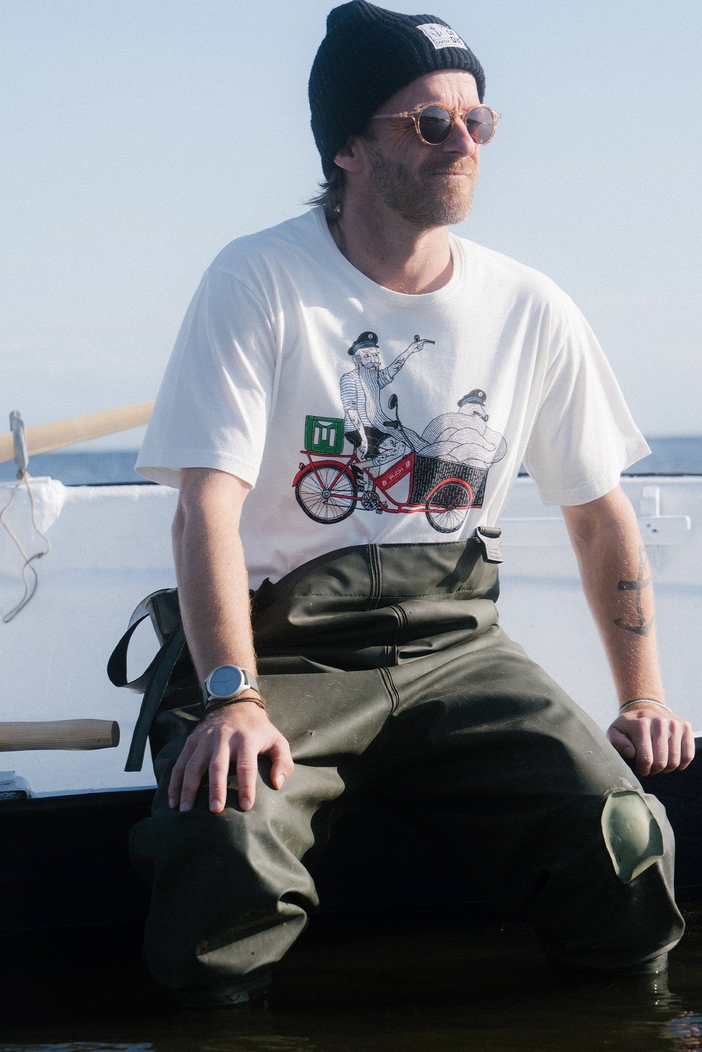 LAKOR - Cargo Mopet T-Shirt - Starwhite - BACKYARD