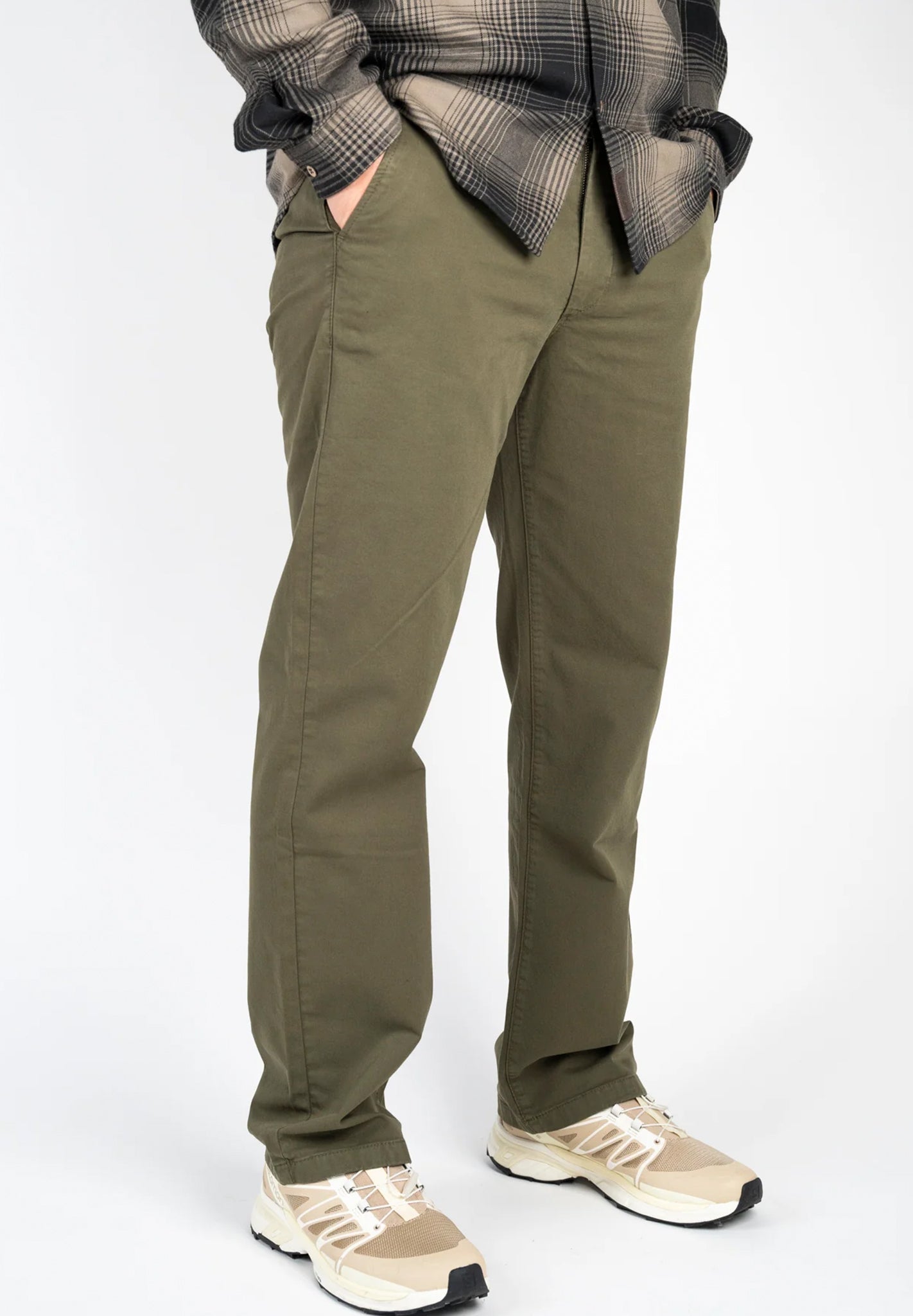 LAKOR - Carnage Chino Pants - Olive Night - BACKYARD