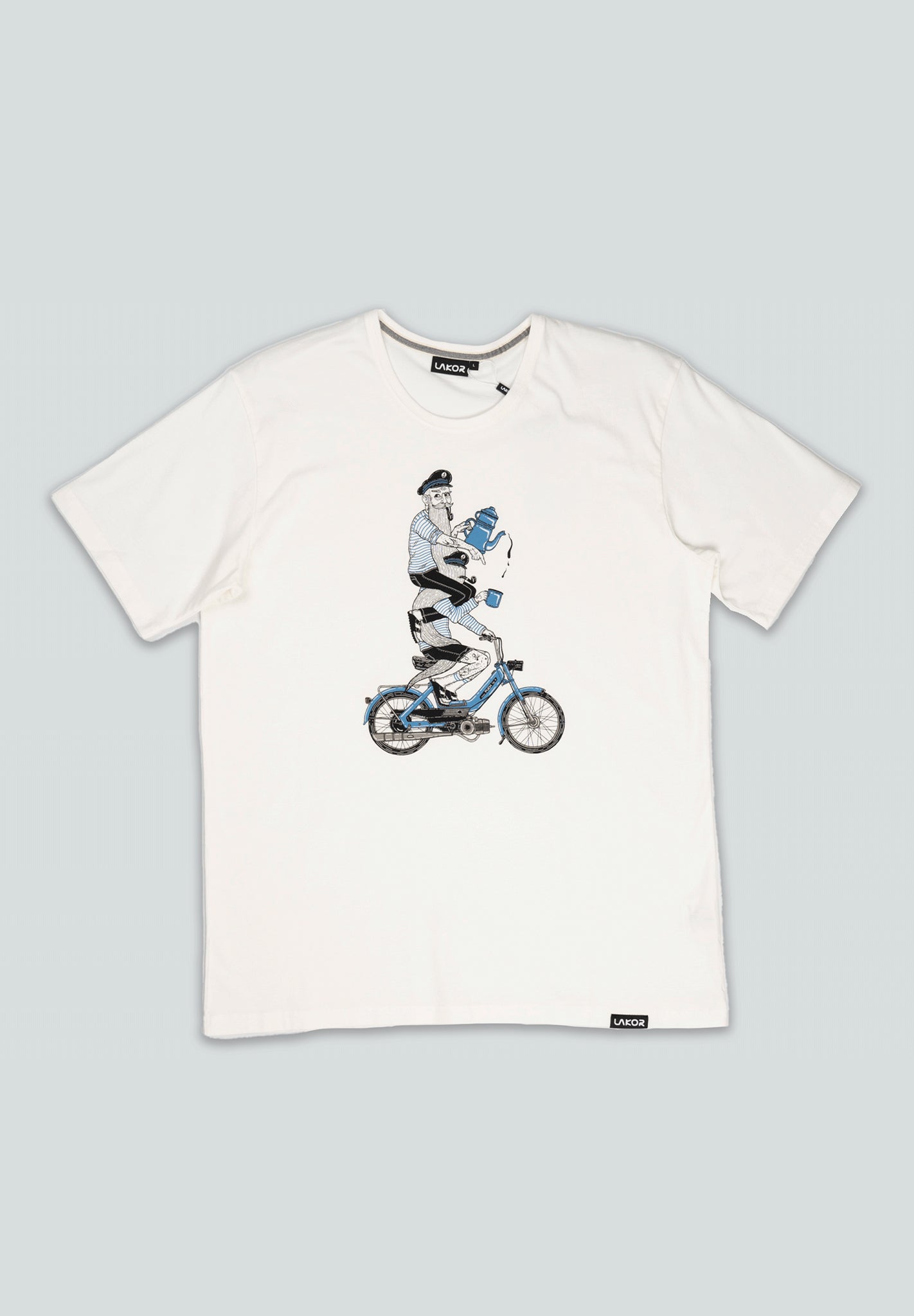 LAKOR - Hitching A Ride T-Shirt - Starwhite - BACKYARD