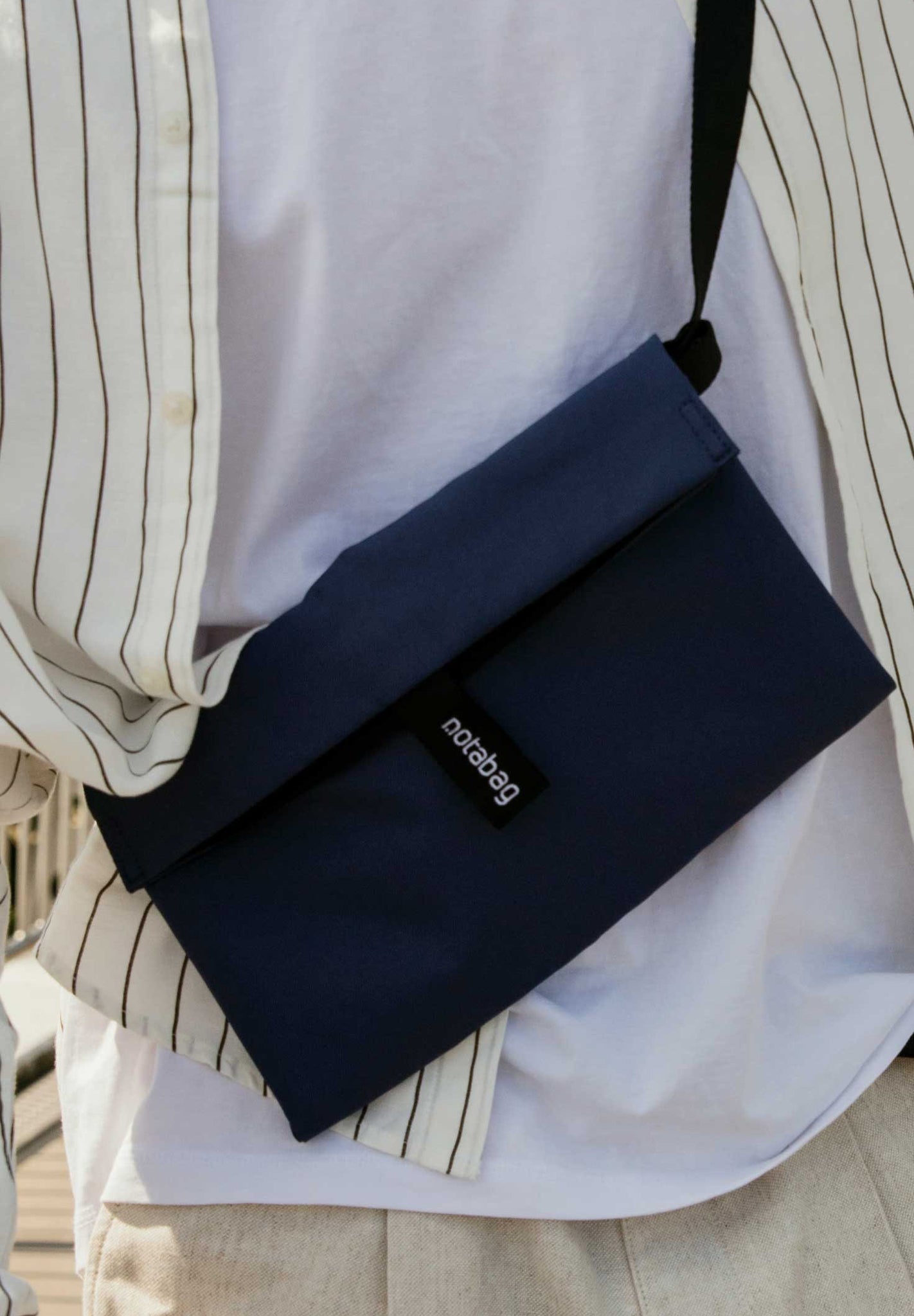 NOTABAG - Notabag Crossbody - Navy Blue - BACKYARD