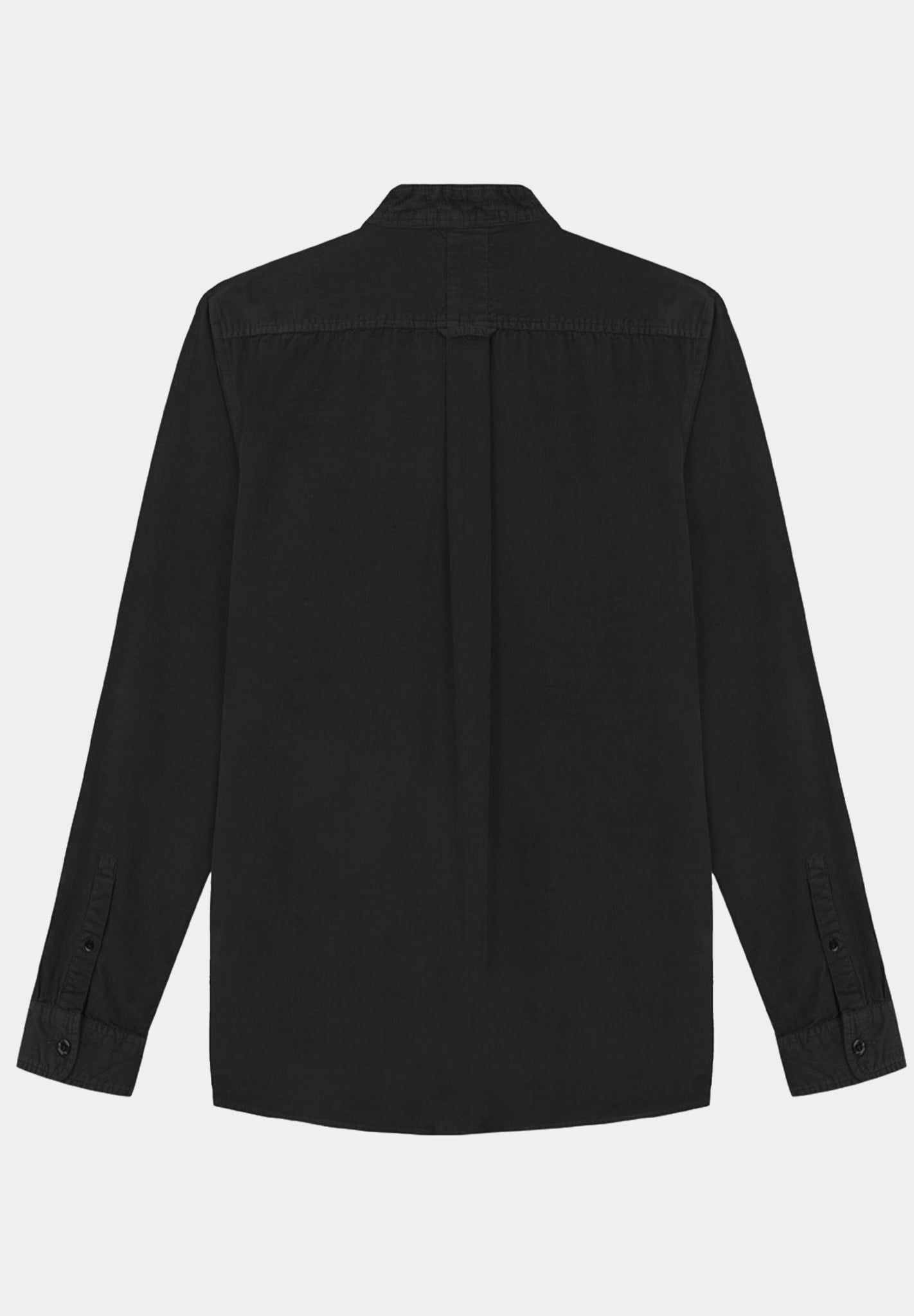 NOWADAYS - Garment Dyed Babycord Shirt - Beauty Black - BACKYARD