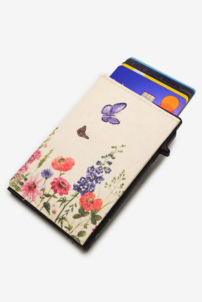 PAPRCUTS - RFID Alu Kartenetui - Blumenwiese - BACKYARD