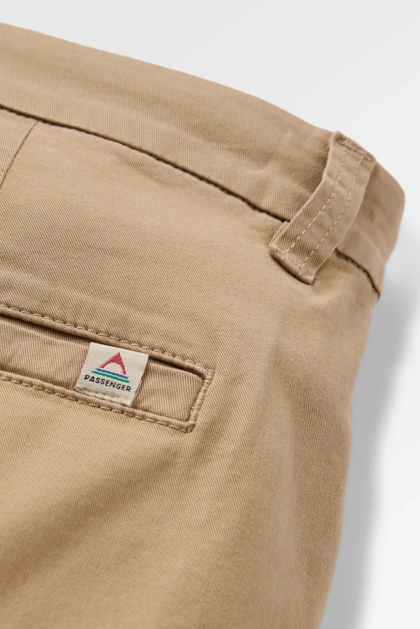 PASSENGER - 365 Organic Cotton Shorts 2.0 - Chinchilla Brown - BACKYARD