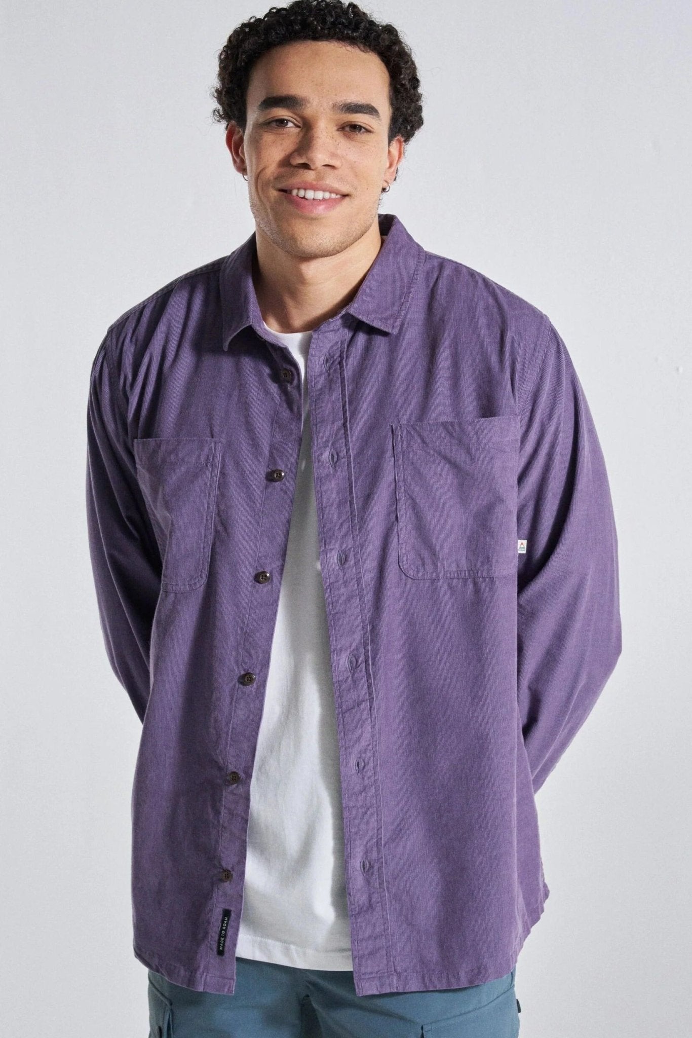 PASSENGER - Backcountry Cord Light Shirt - Heather - BACKYARD