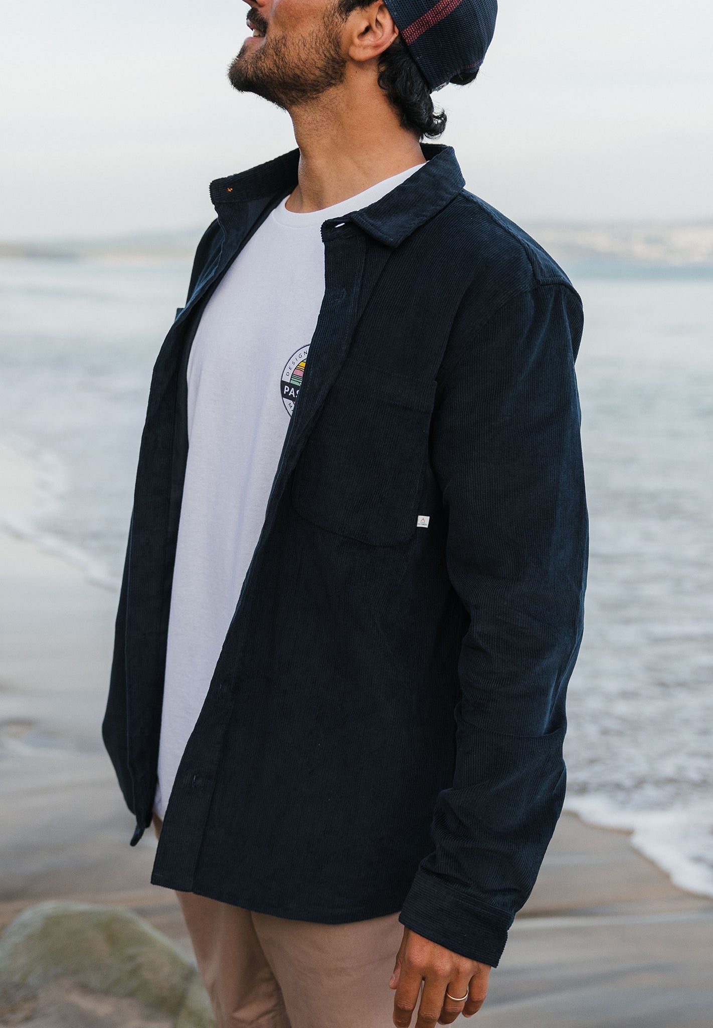 PASSENGER - Backcountry Cord Shirt - Deep Navy - BACKYARD