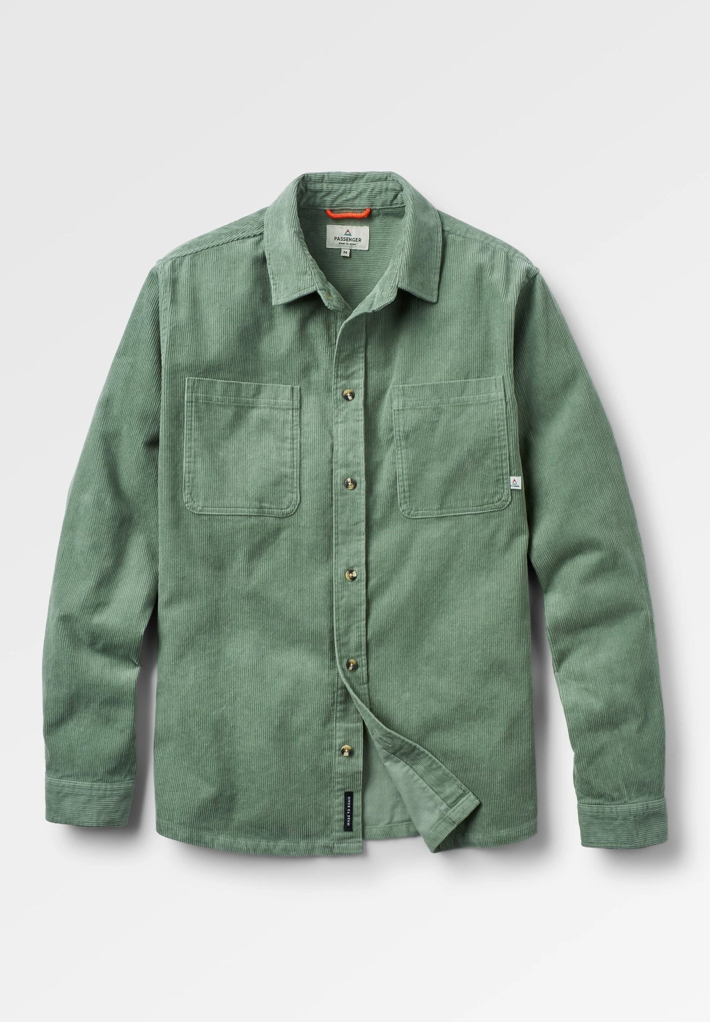 PASSENGER - Backcountry Cord Shirt - Pistachio - BACKYARD
