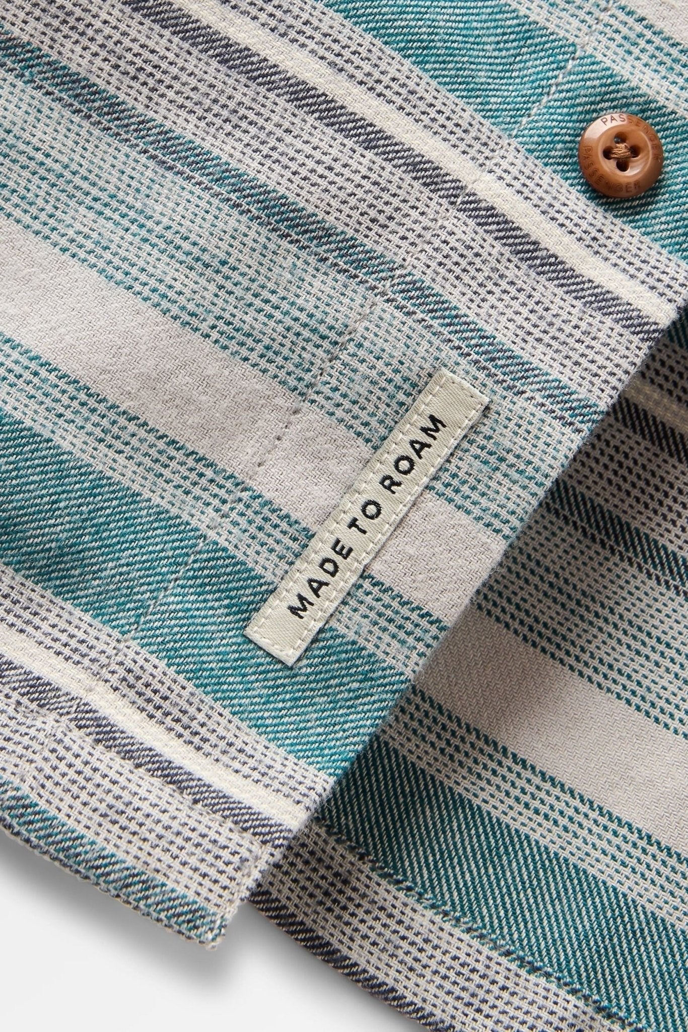PASSENGER - Backcountry Stripe Light Shirt - Grey Marl Mediterranean Stripe - BACKYARD