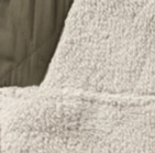 PASSENGER - Beaumont Recycled Sherpa Hooded Fleece - Vintage White - BACKYARD
