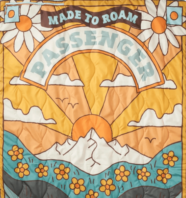 PASSENGER - Cabin Recycled Sherpa Blanket - Seasonal Graphic Birch - BACKYARD