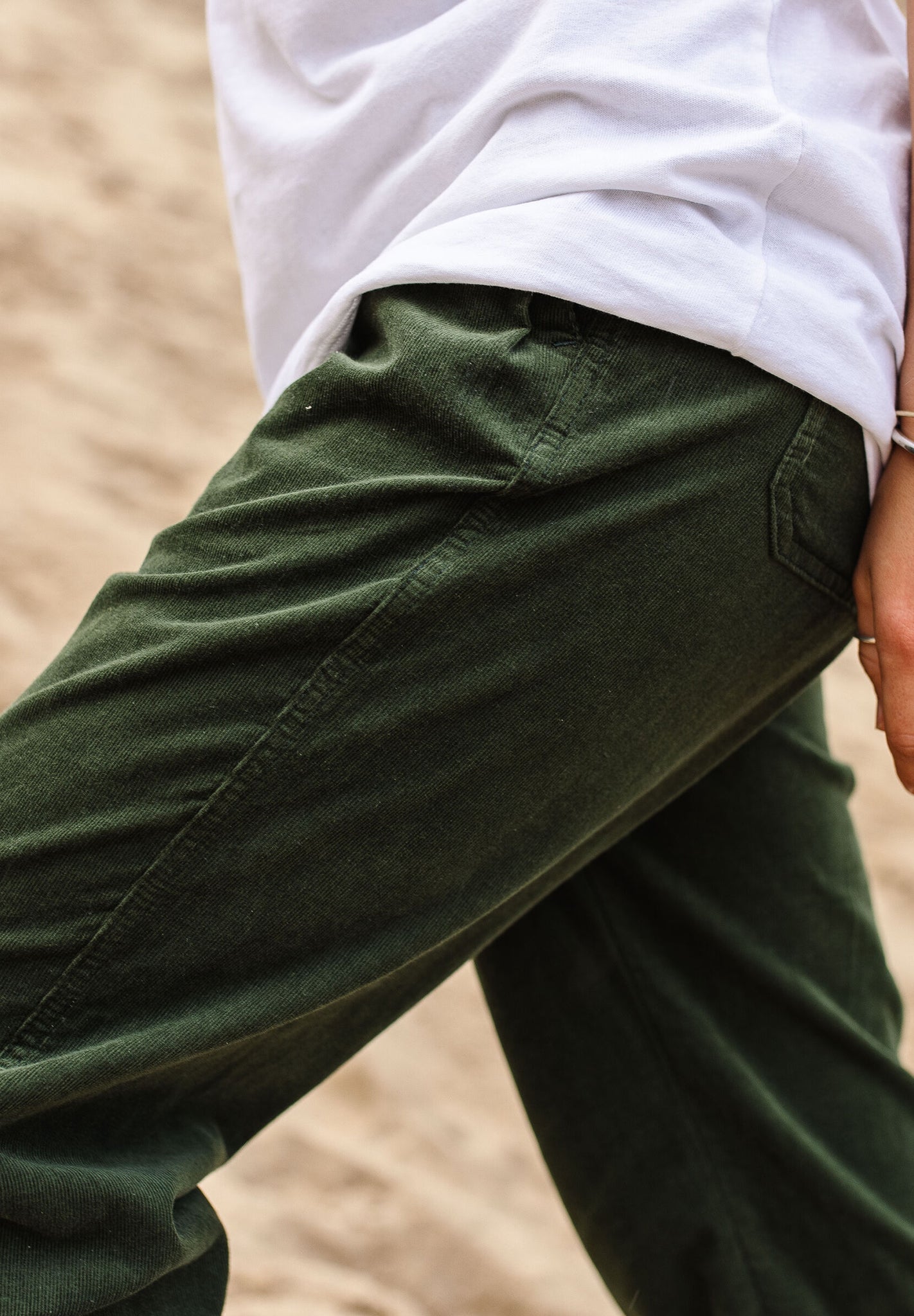 PASSENGER - Compass Recycled Corduroy Trouser - BACKYARD