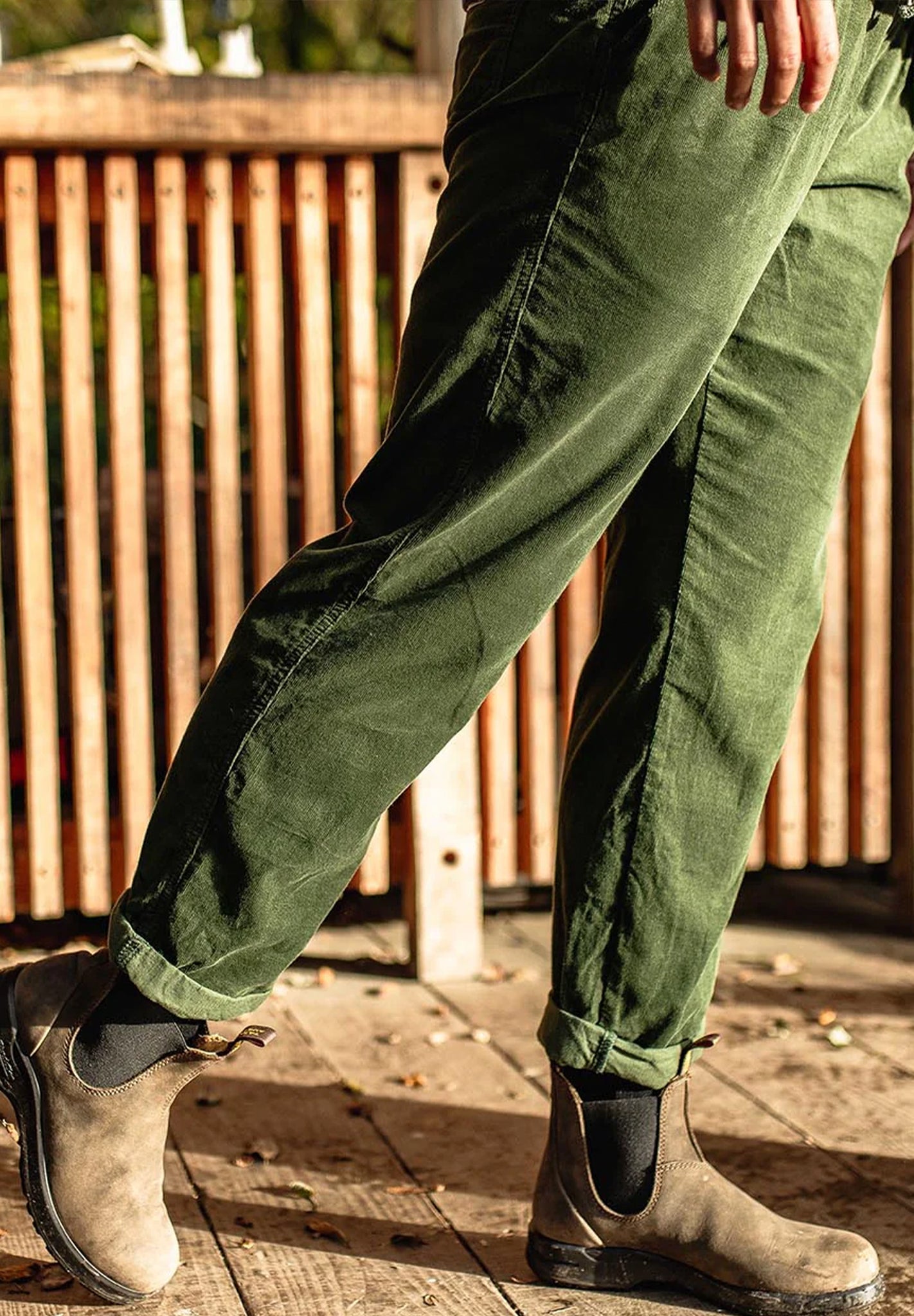 PASSENGER - Compass Recycled Corduroy Trouser - BACKYARD