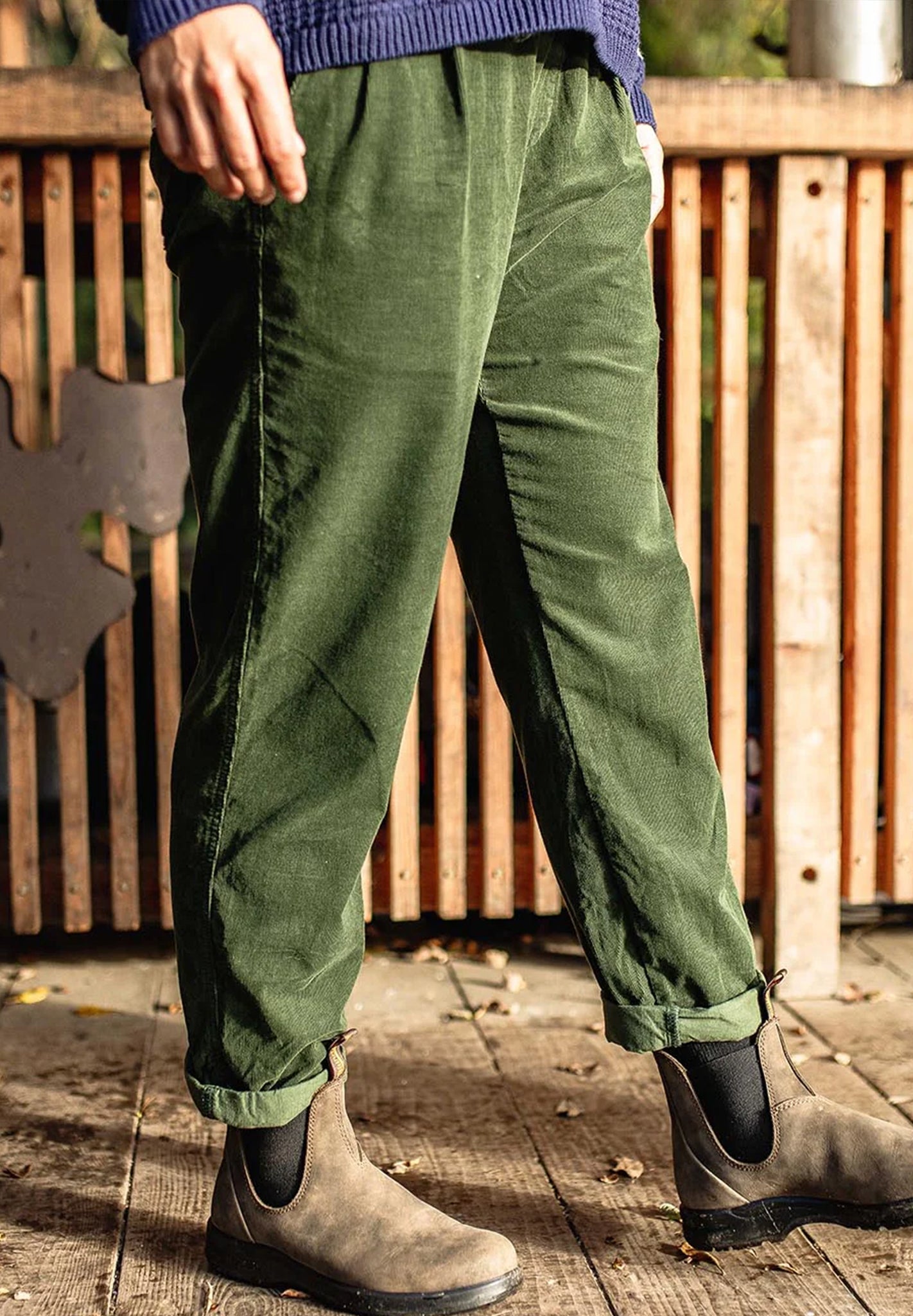 PASSENGER - Compass Recycled Corduroy Trouser - BACKYARD